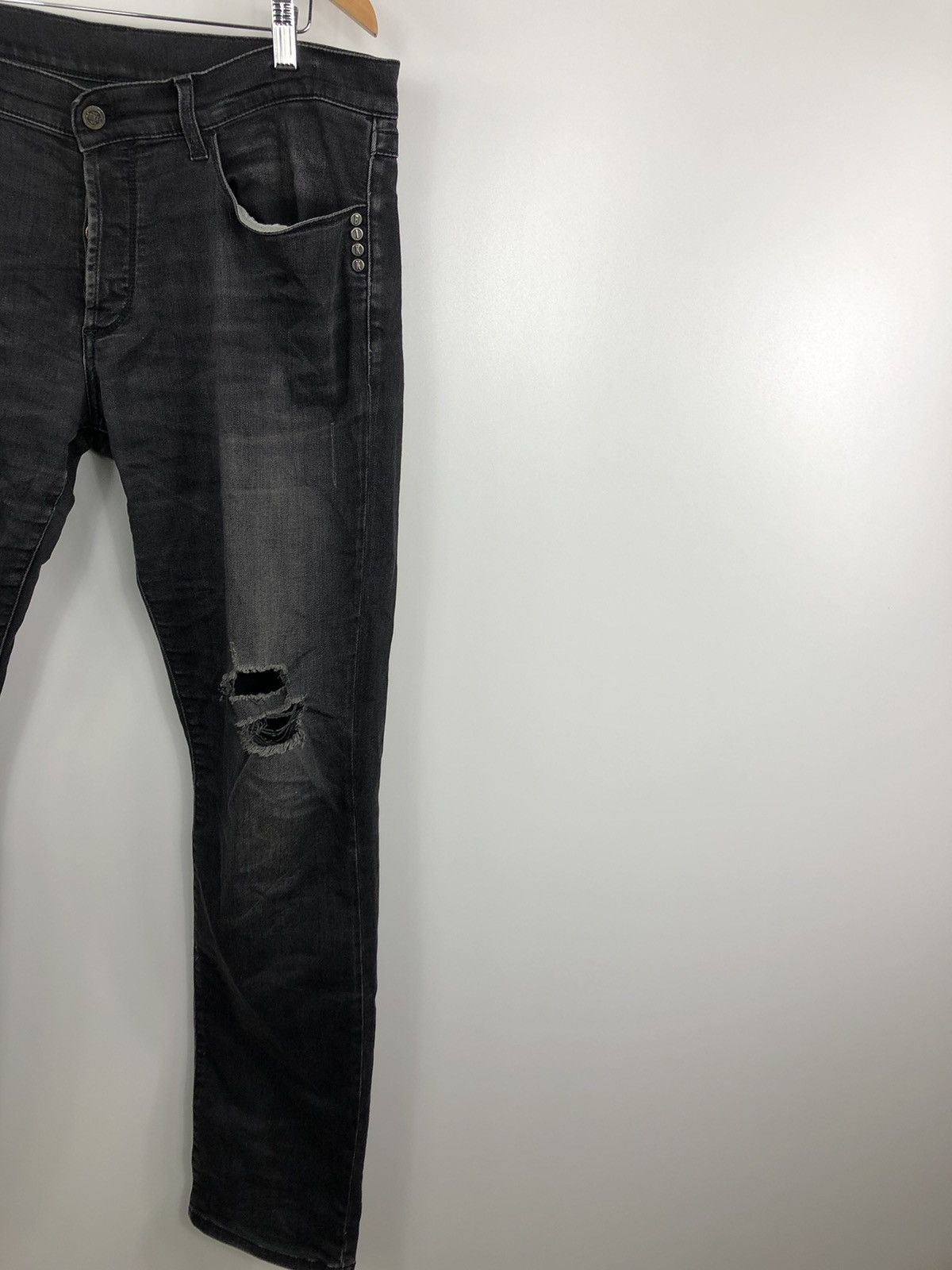 Dirk Bikkembergs Dirk Bikkembergs Jeans Slim Fit Black Size 36 Size US 36 / EU 52 - 5 Thumbnail