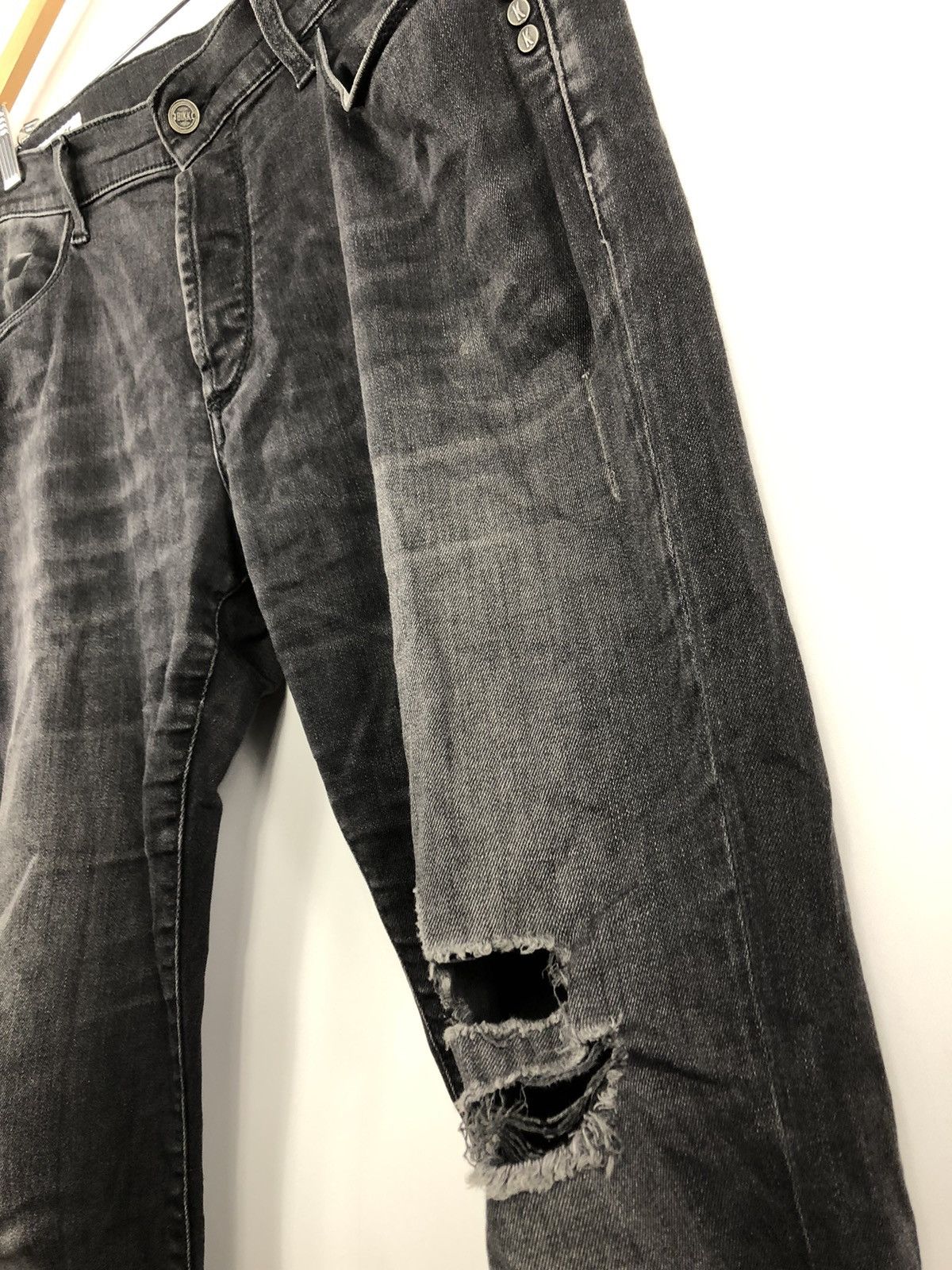Dirk Bikkembergs Dirk Bikkembergs Jeans Slim Fit Black Size 36 Size US 36 / EU 52 - 7 Thumbnail