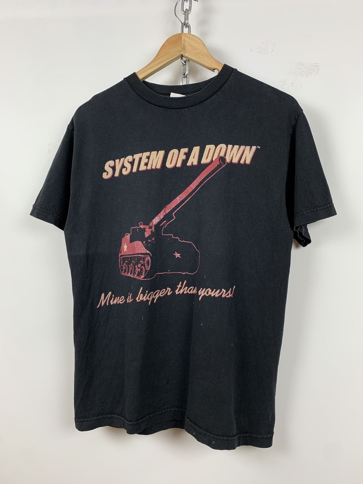 Vintage System Of A Down Mine Is Bigger Than Yours T-Shirt