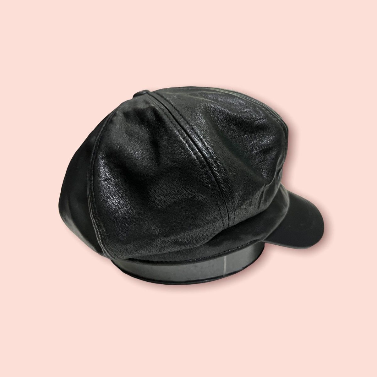 Designer × Japanese Brand BROWNY FAUX LEATHER GATSBY / BAKER BOY HAT Size ONE SIZE - 9 Thumbnail