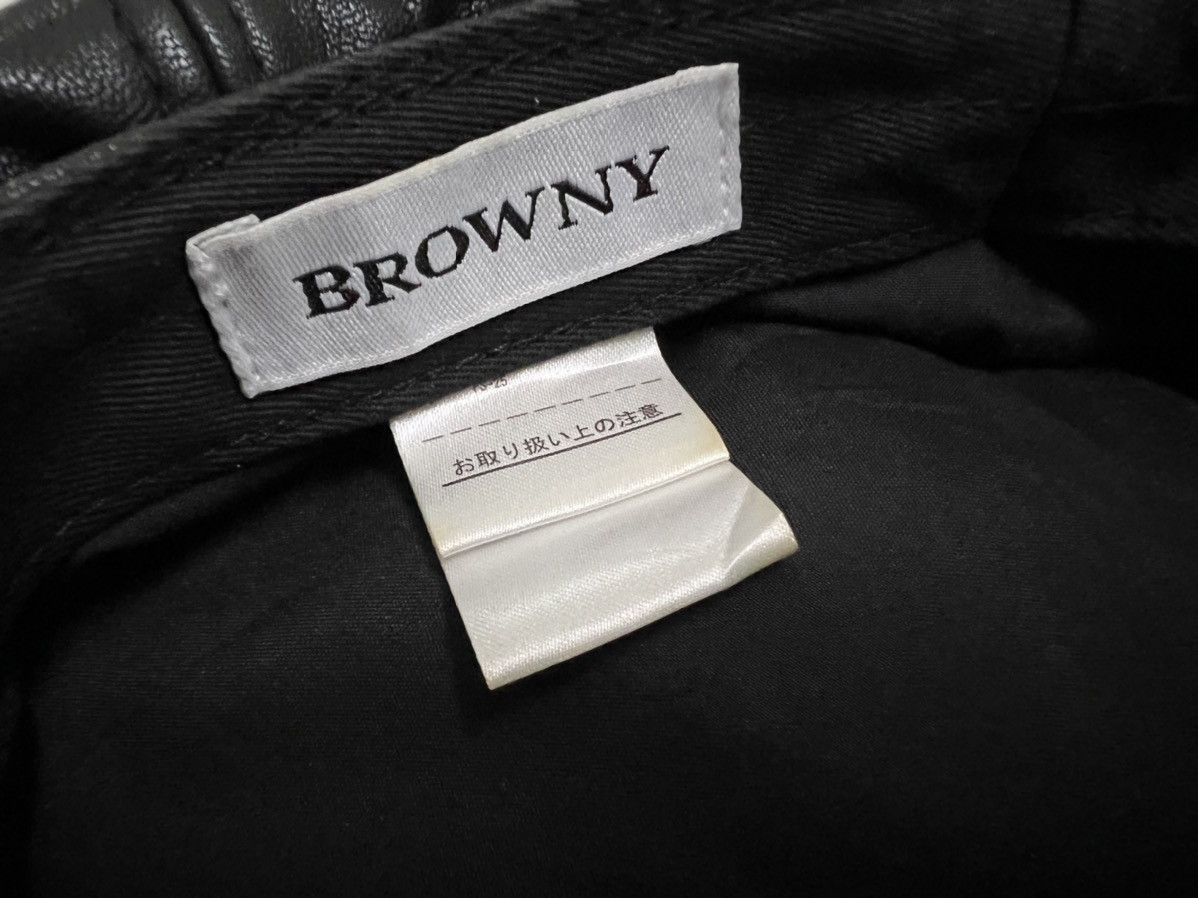 Designer × Japanese Brand BROWNY FAUX LEATHER GATSBY / BAKER BOY HAT Size ONE SIZE - 13 Thumbnail