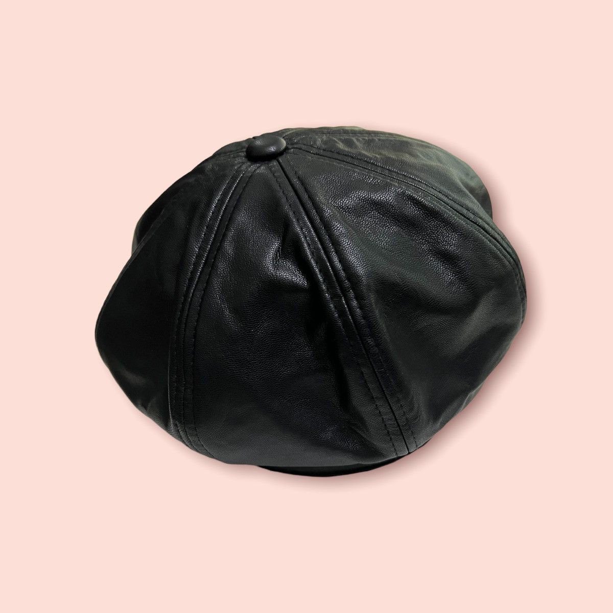 Designer × Japanese Brand BROWNY FAUX LEATHER GATSBY / BAKER BOY HAT Size ONE SIZE - 8 Thumbnail