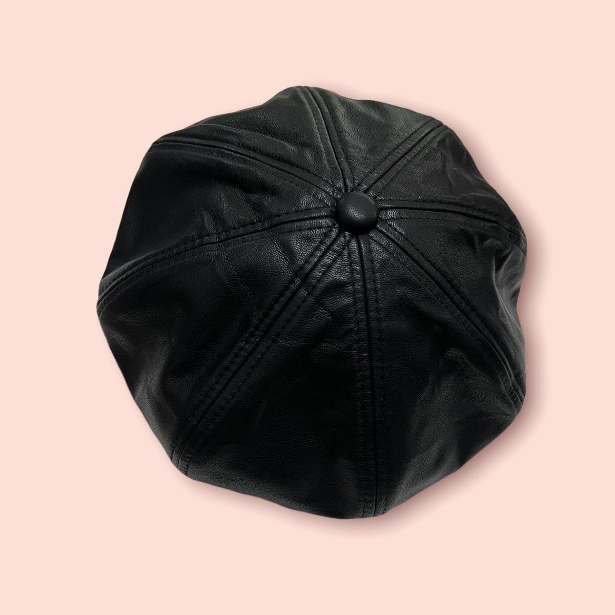 Designer × Japanese Brand BROWNY FAUX LEATHER GATSBY / BAKER BOY HAT Size ONE SIZE - 6 Thumbnail