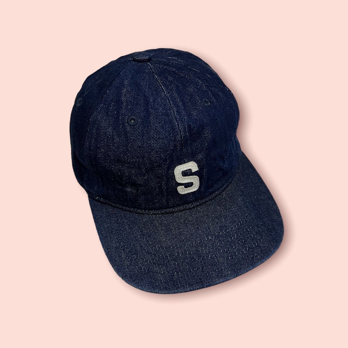 Beams Plus × Japanese Brand × Self Edge RARE B:MING BY BEAMS S DENIM HAT LEATHER STRAPBACK Size ONE SIZE - 2 Thumbnail
