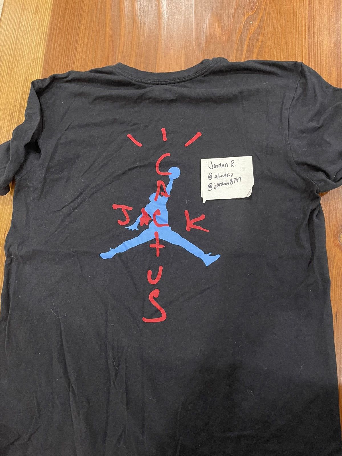 Air Jordan Travis Cactus Jack Shirt Jordan Travis Scott X Jordan Tee Cactus  Jack Astroworld Size M