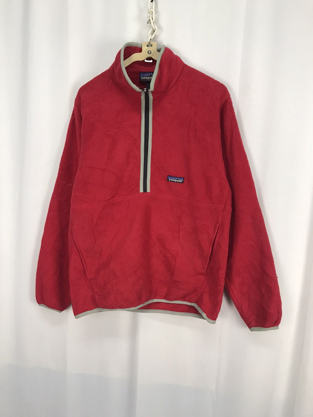 Patagonia × Vintage Patagonia half zipper fleece distressed sweatshirt Size US S / EU 44-46 / 1 - 11 Thumbnail