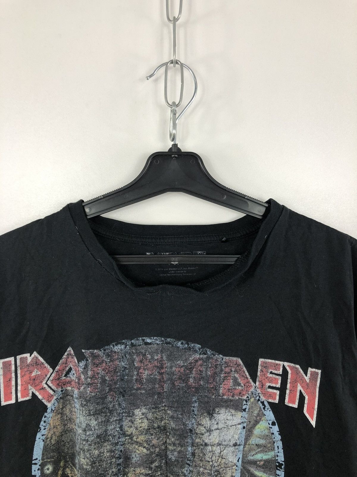Band Tees × Iron Maiden Iron Maiden T-Shirt Big Logo Black Size 2XL Size US XXL / EU 58 / 5 - 3 Thumbnail
