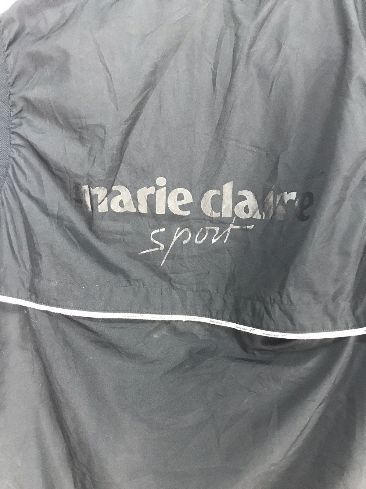 Japanese Brand Marie Claire sport sleeveless zipper jacket hidden hoodie Size US S / EU 44-46 / 1 - 5 Thumbnail