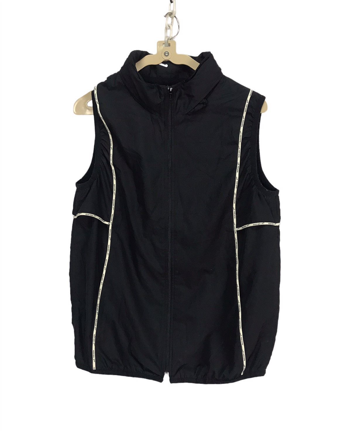 Japanese Brand Marie Claire sport sleeveless zipper jacket hidden hoodie Size US S / EU 44-46 / 1 - 1 Thumbnail
