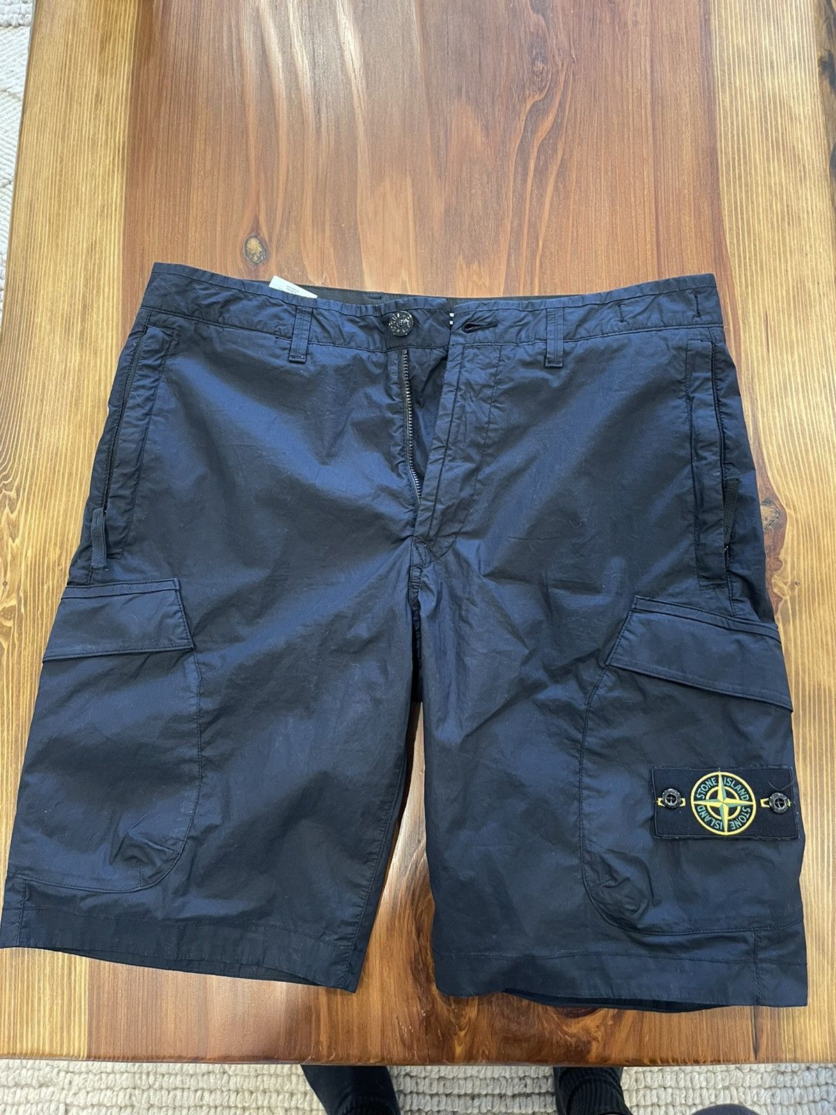 image of Stone Island Cargo Pants Navy Size M New, Men's