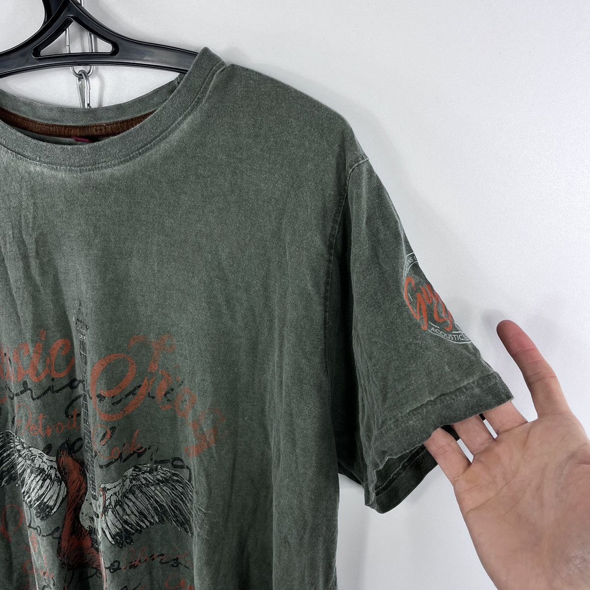 Band Tees × Vintage Vintage Joe Browns T-Shirt Faded Style Guitar Big Logo Sz XL Size US XL / EU 56 / 4 - 4 Thumbnail