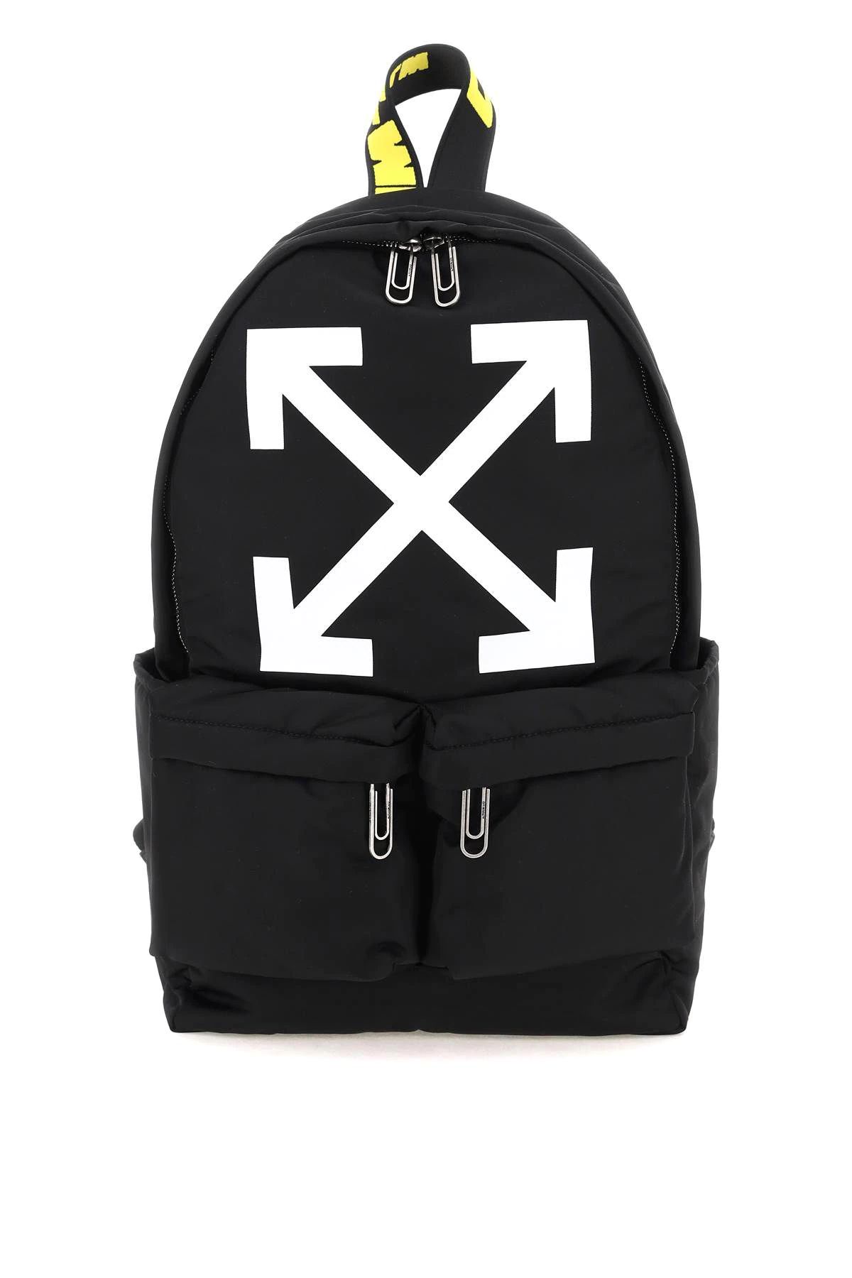 Pre-owned Off-white Backpack In Black