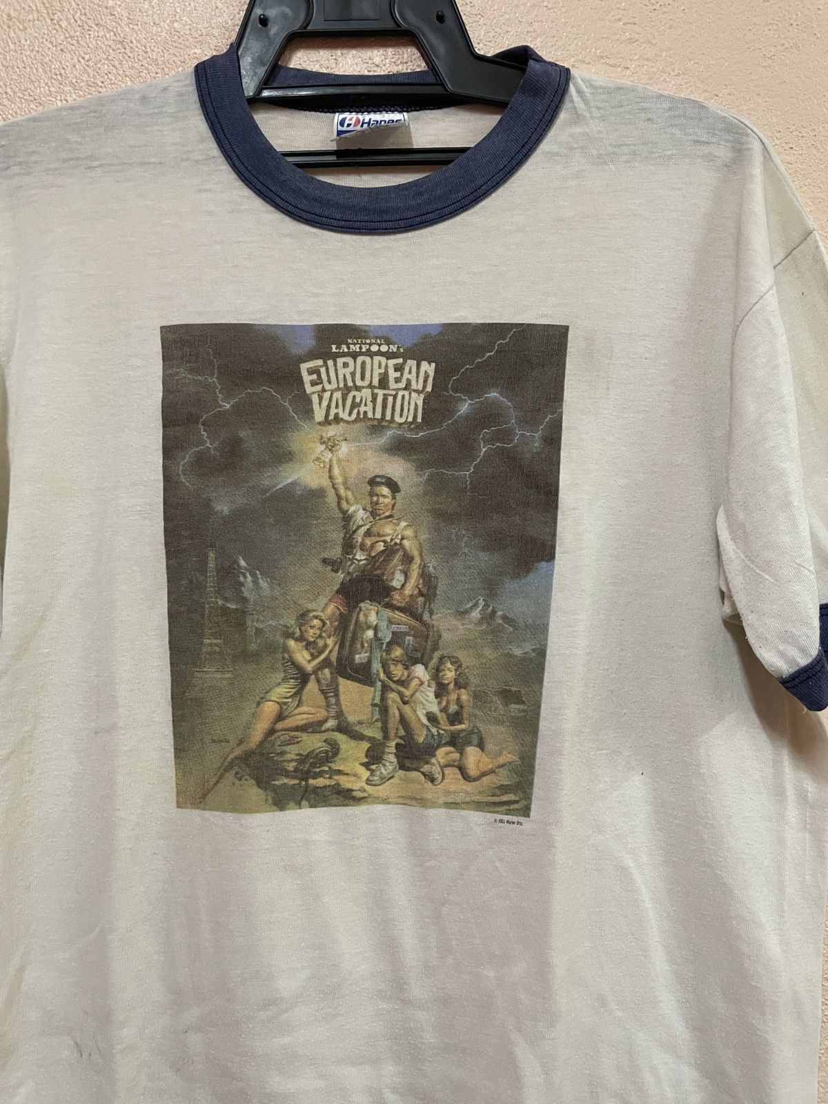 Hanes Vintage National Lampoon’s European Vacation 1985 Hanes punk Size US L / EU 52-54 / 3 - 3 Thumbnail