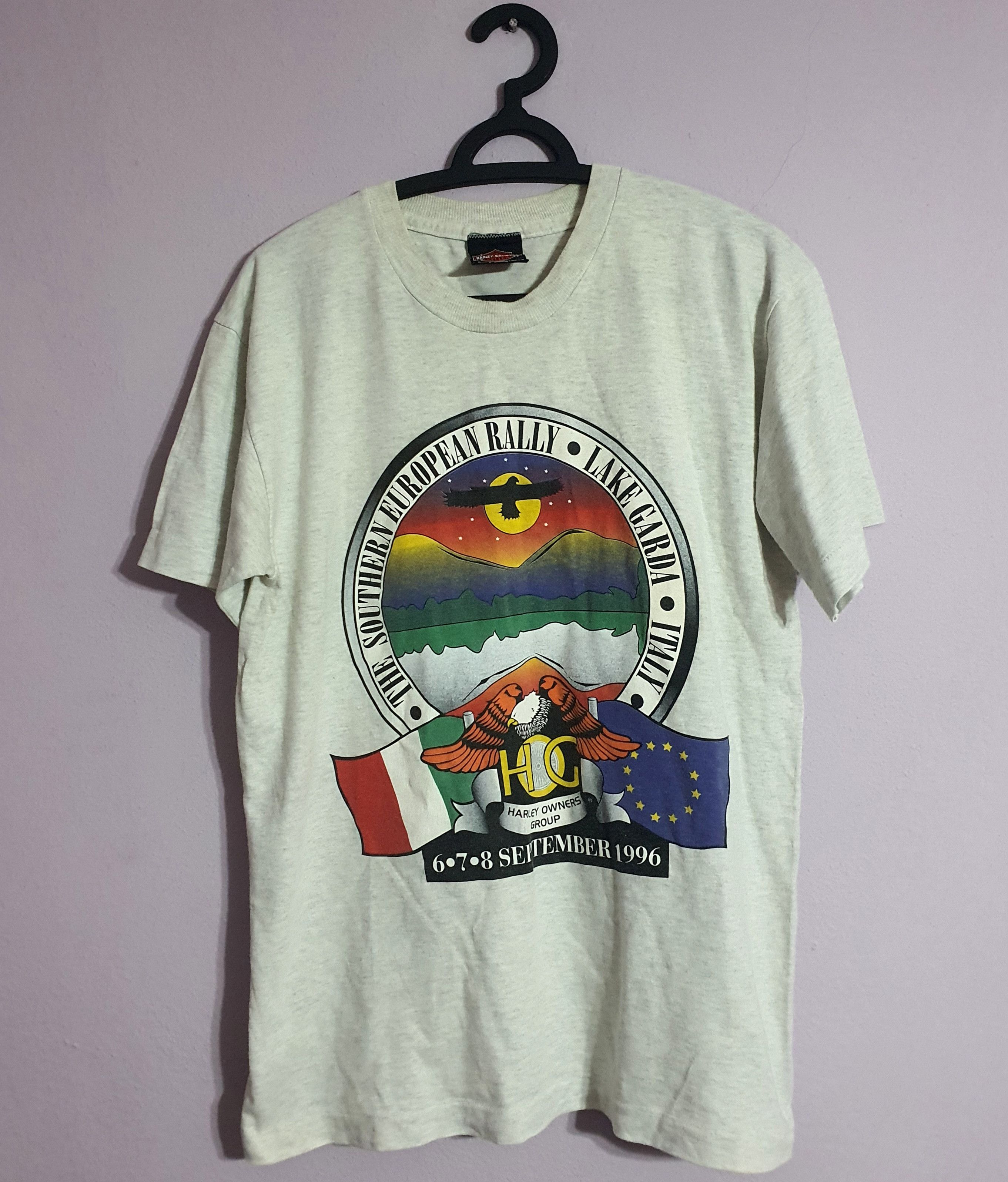 Harley Davidson Harley Davidson 1996 Lake Garda Italy Rally Size US M / EU 48-50 / 2 - 1 Thumbnail
