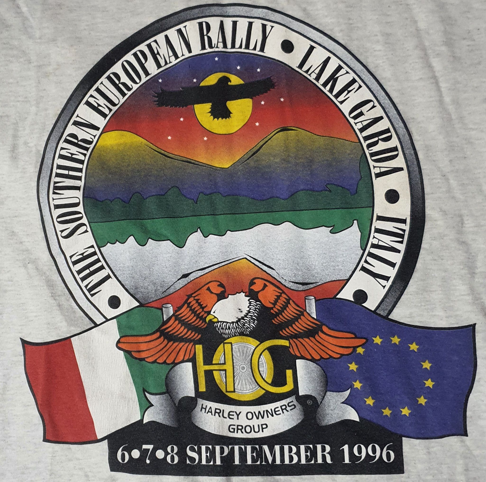 Harley Davidson Harley Davidson 1996 Lake Garda Italy Rally Size US M / EU 48-50 / 2 - 3 Thumbnail