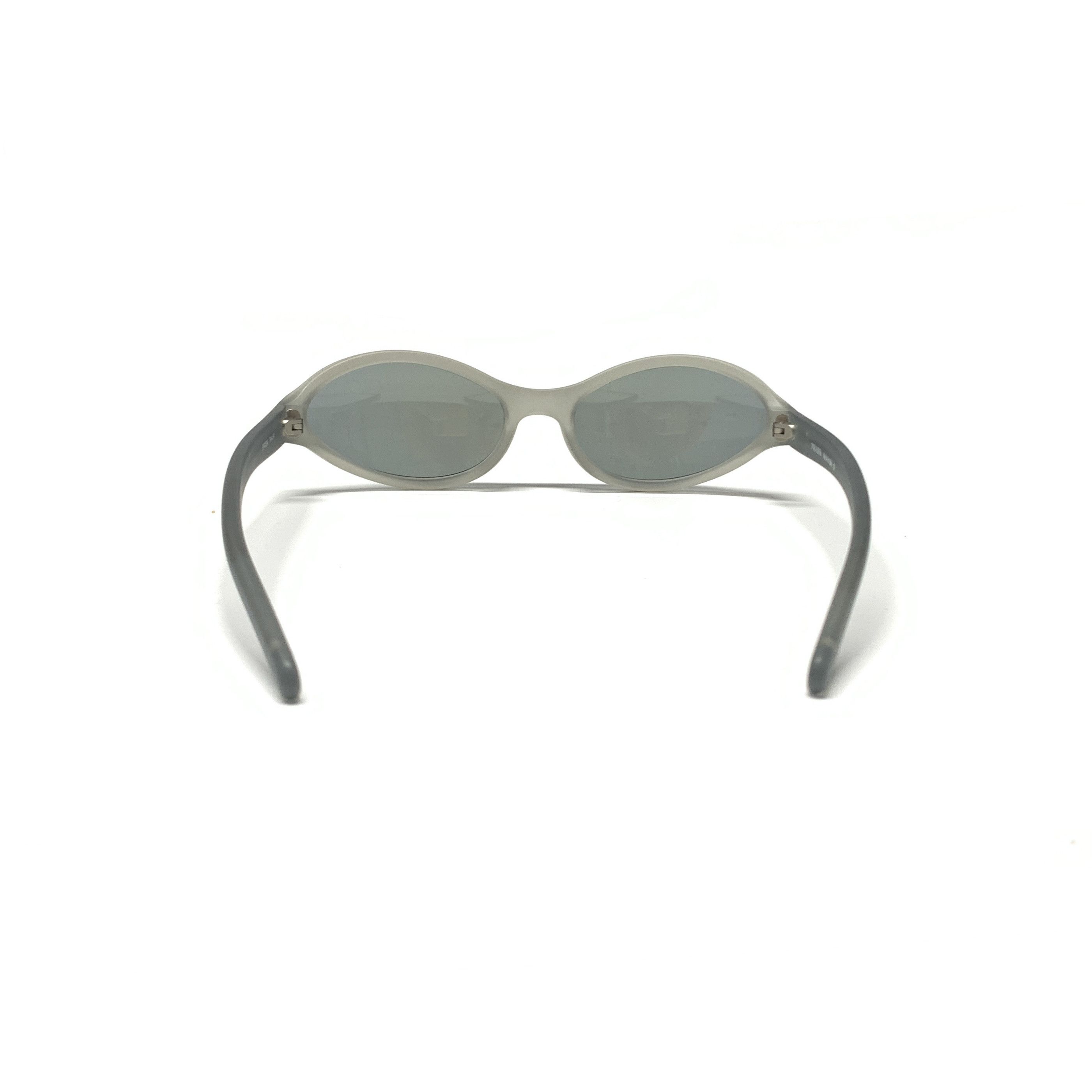 Prada Vtg 00s Prada Frosted Drop Sunglasses (Grey Dark Lenses) Size ONE SIZE - 5 Thumbnail