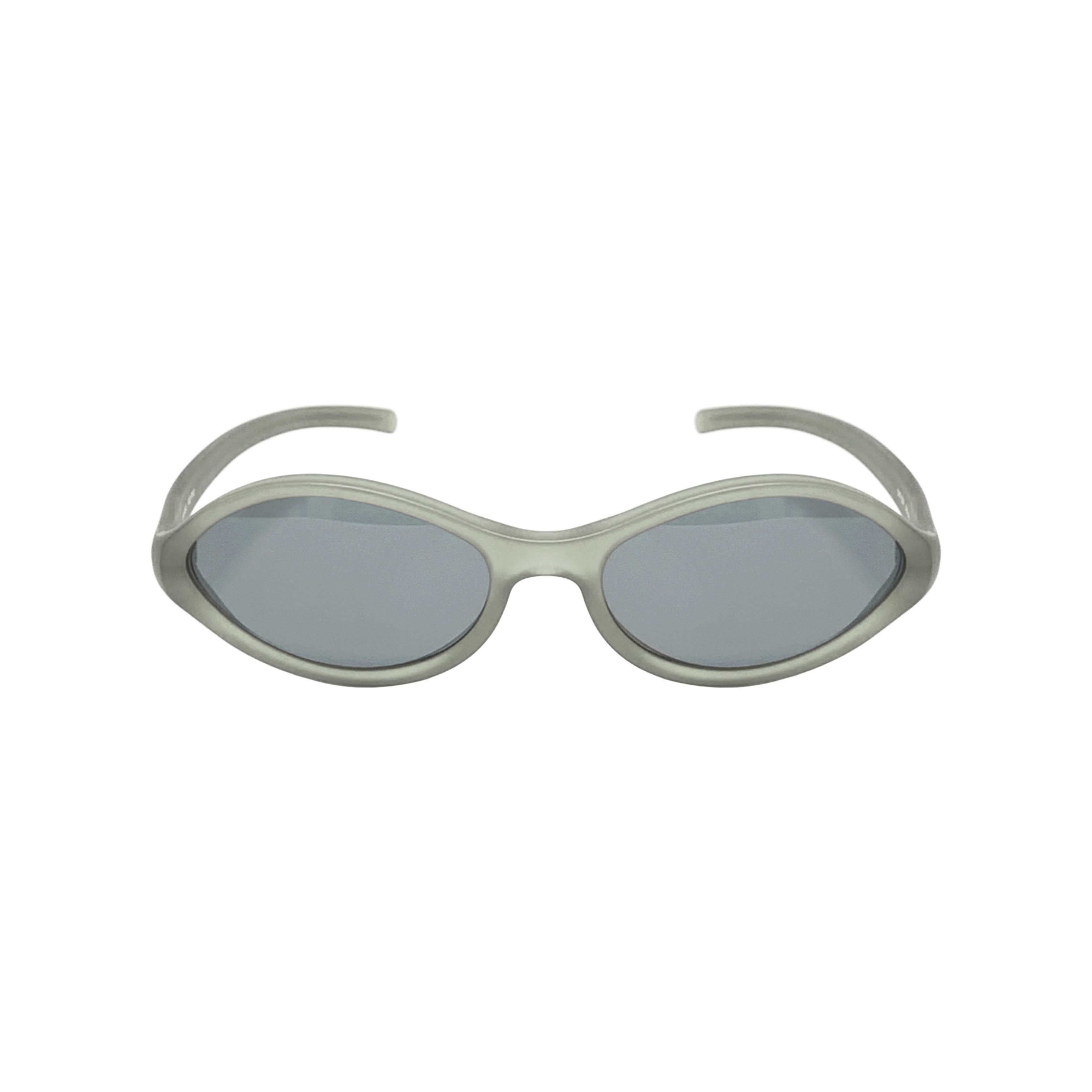Prada Vtg 00s Prada Frosted Drop Sunglasses (Grey Dark Lenses) Size ONE SIZE - 2 Thumbnail