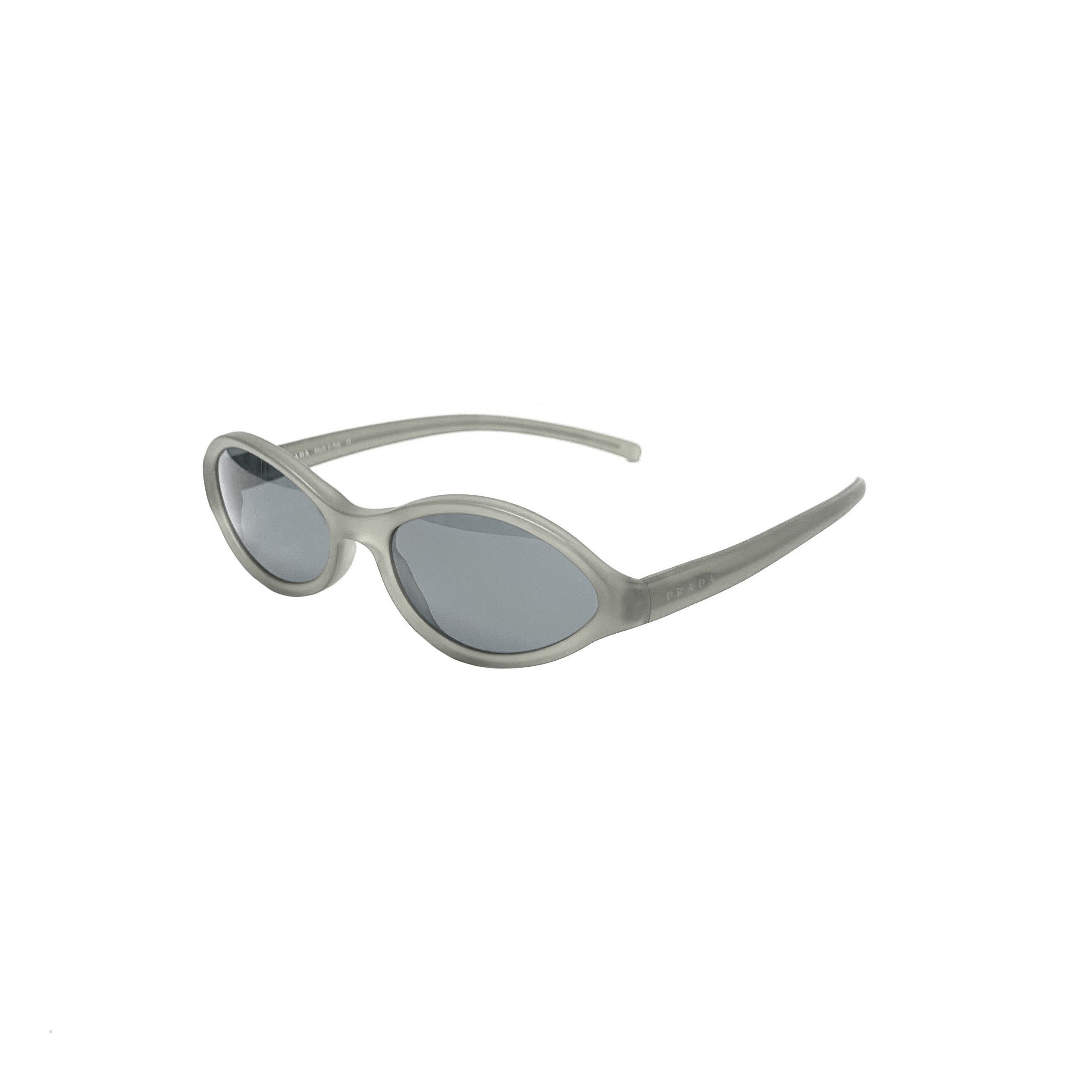 【yudai】PRADA frosted sunglasses Prada Vtg 00s Prada Frosted Angled Sunglasses | Grailed