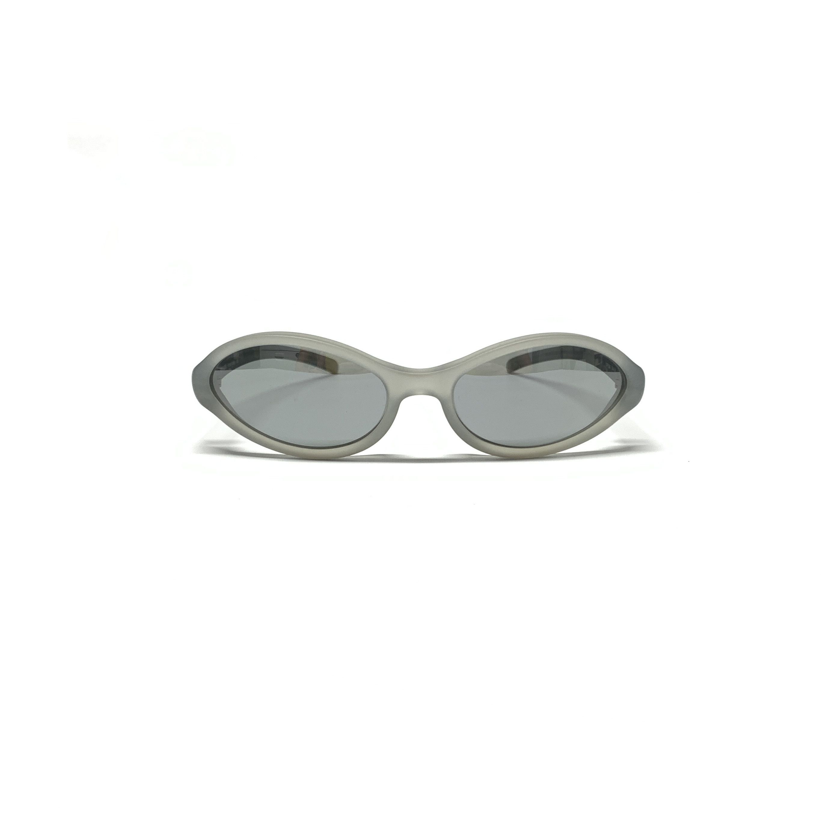 Prada Vtg 00s Prada Frosted Drop Sunglasses (Grey Dark Lenses) Size ONE SIZE - 3 Thumbnail