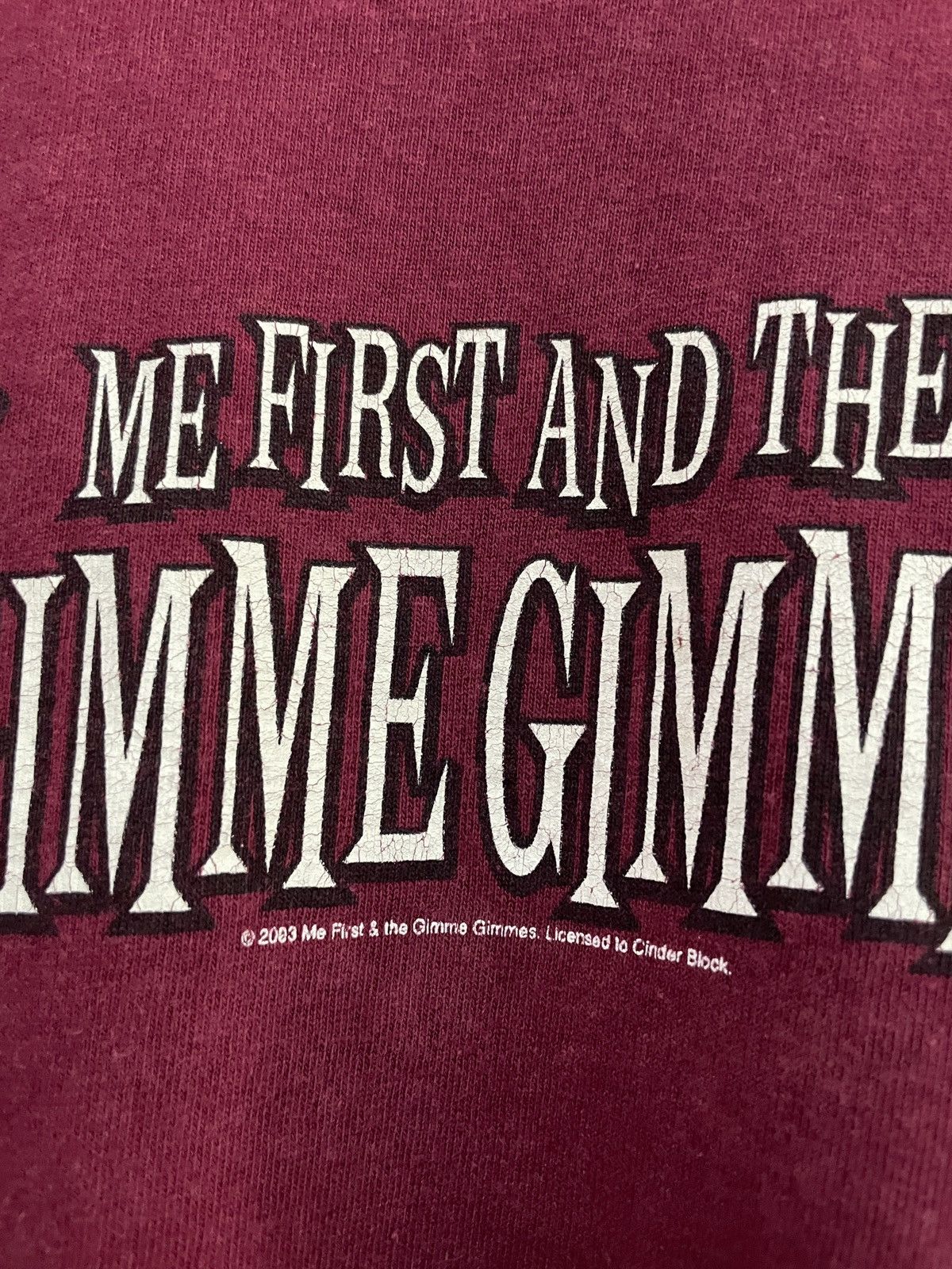 Band Tees Me First And The Gimme Gimmes MFGG Punk Rock band NOFX Sz S Size US S / EU 44-46 / 1 - 4 Thumbnail