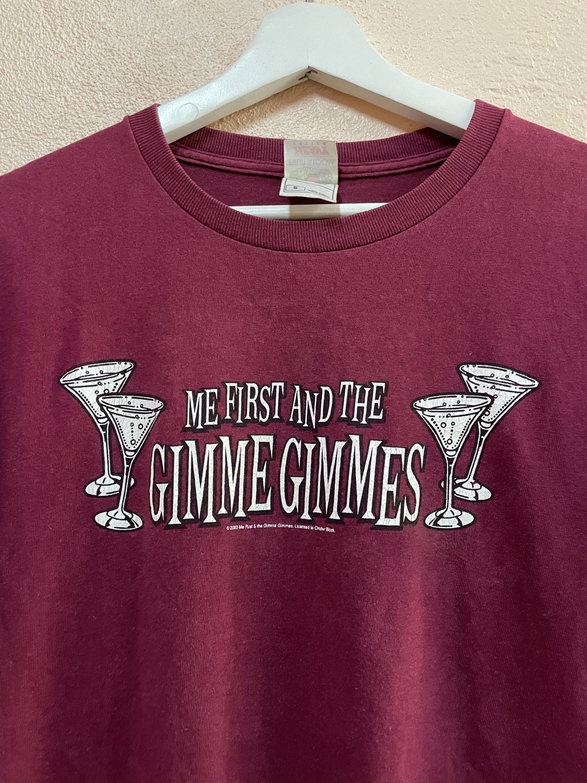Band Tees Me First And The Gimme Gimmes MFGG Punk Rock band NOFX Sz S Size US S / EU 44-46 / 1 - 5 Thumbnail