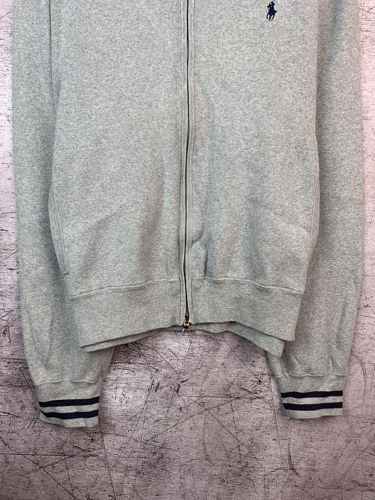 Polo Ralph Lauren × Ralph Lauren Polo Ralph Lauren Vintage Full Zip Sweater Size US XL / EU 56 / 4 - 3 Thumbnail