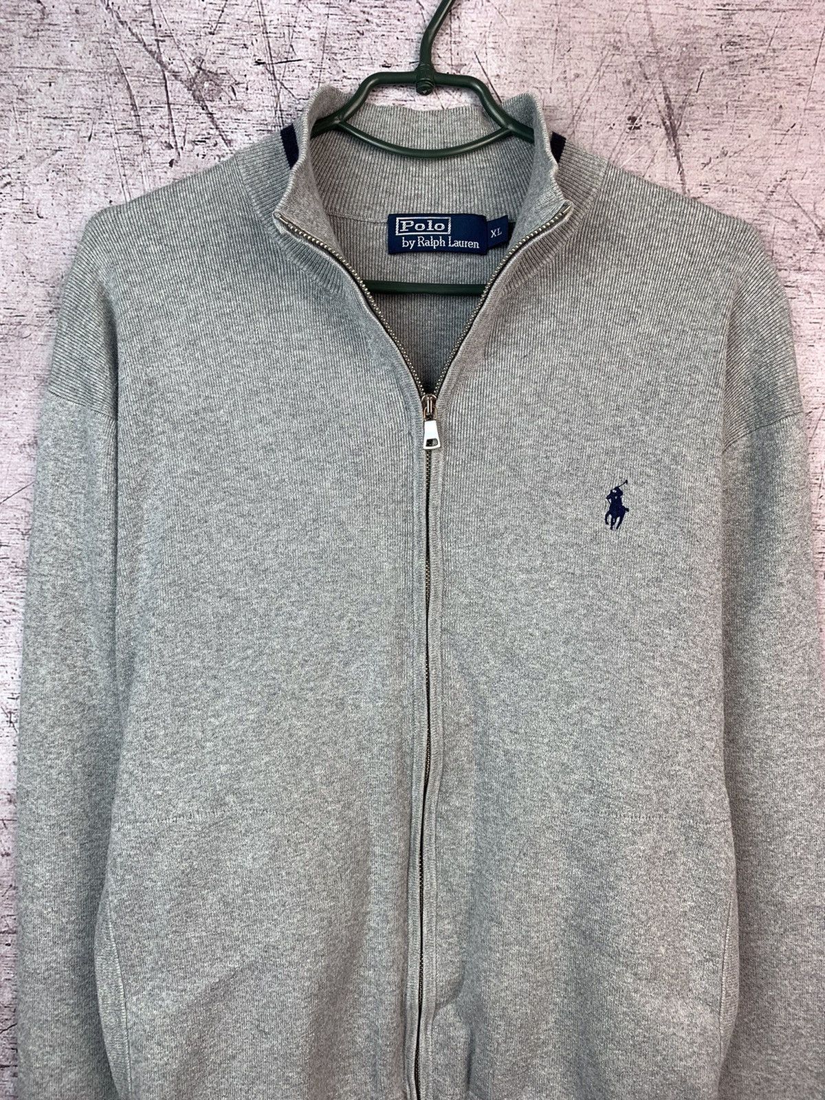 Polo Ralph Lauren × Ralph Lauren Polo Ralph Lauren Vintage Full Zip Sweater Size US XL / EU 56 / 4 - 2 Thumbnail