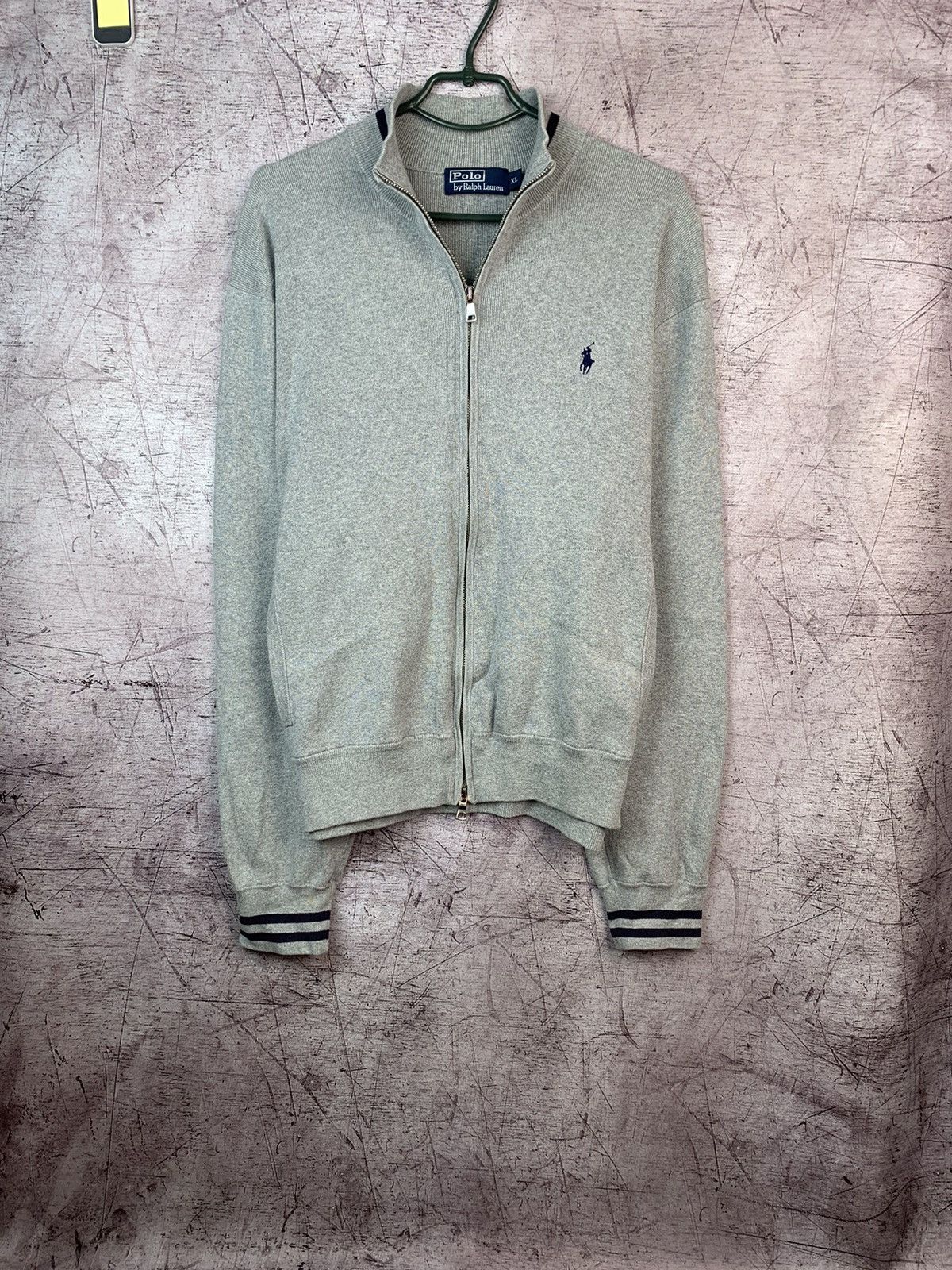 Polo Ralph Lauren × Ralph Lauren Polo Ralph Lauren Vintage Full Zip Sweater Size US XL / EU 56 / 4 - 1 Thumbnail