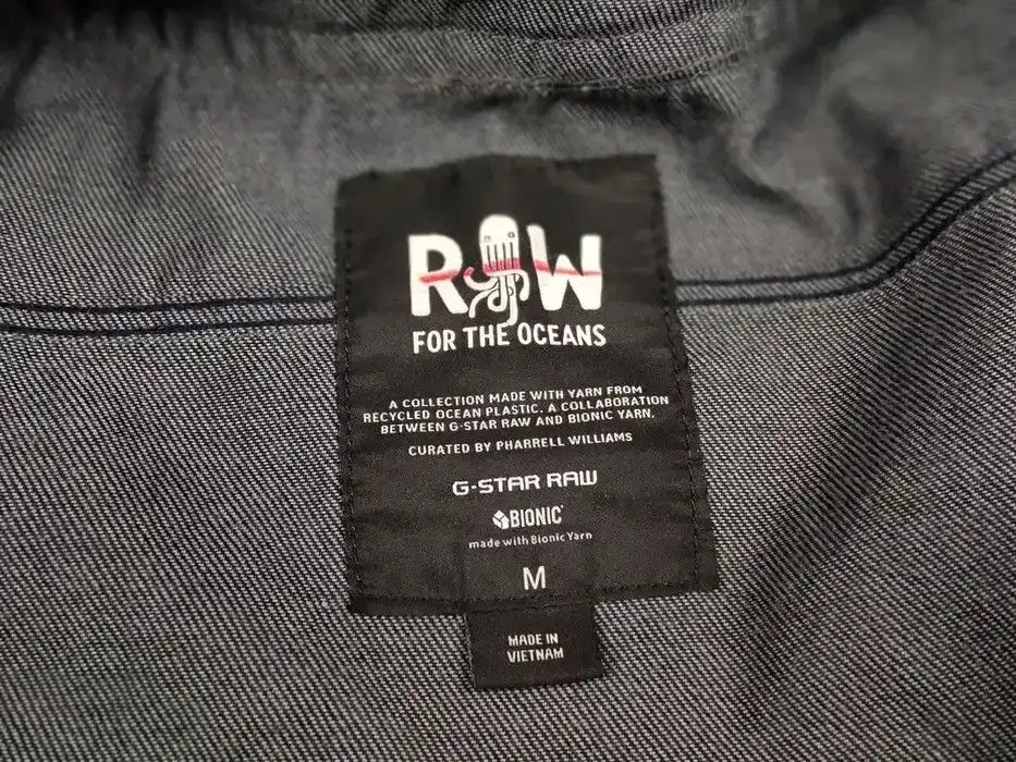 G-Star G Star Raw For The Oceans Occotic Vodan HDD 3D Denim Jacket Size US M / EU 48-50 / 2 - 9 Thumbnail