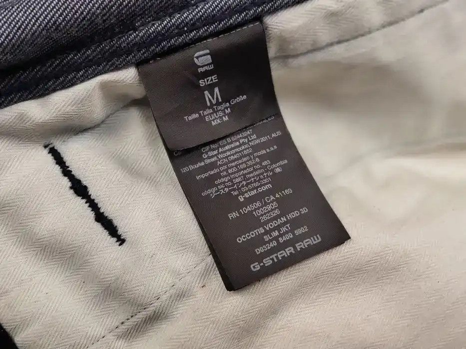 G-Star G Star Raw For The Oceans Occotic Vodan HDD 3D Denim Jacket Size US M / EU 48-50 / 2 - 10 Thumbnail
