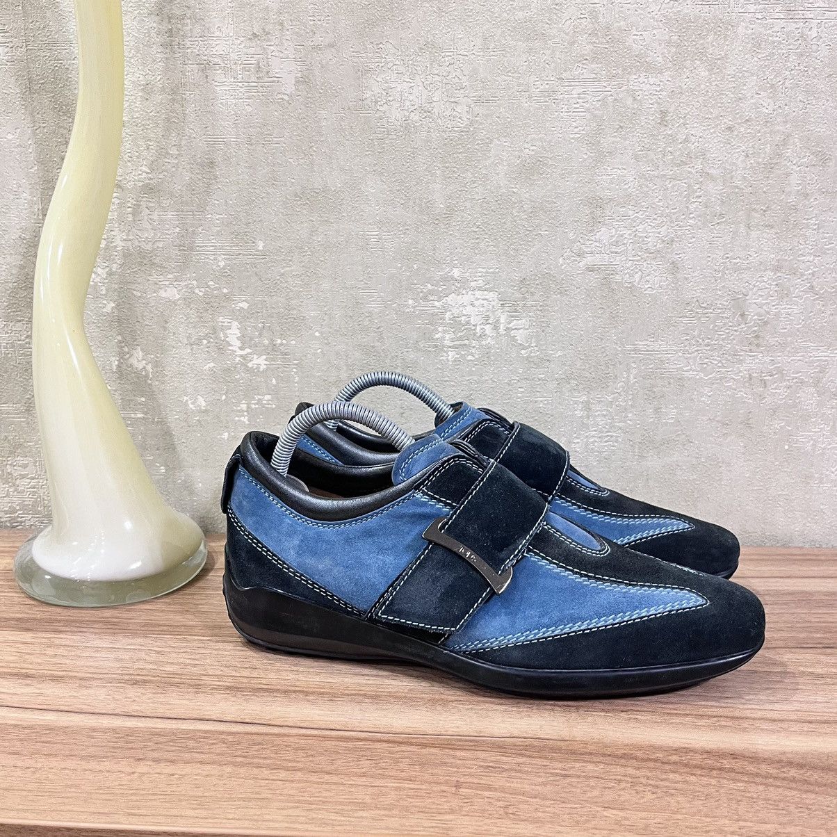 Designer × Tod's Tod’s Formal Shoes Suede Sneakers Navy Size 38,5 Size US 6 / EU 39 - 1 Thumbnail