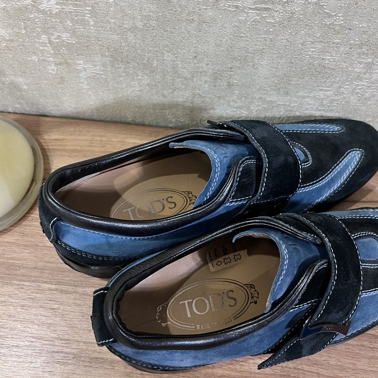 Designer × Tod's Tod’s Formal Shoes Suede Sneakers Navy Size 38,5 Size US 6 / EU 39 - 6 Thumbnail