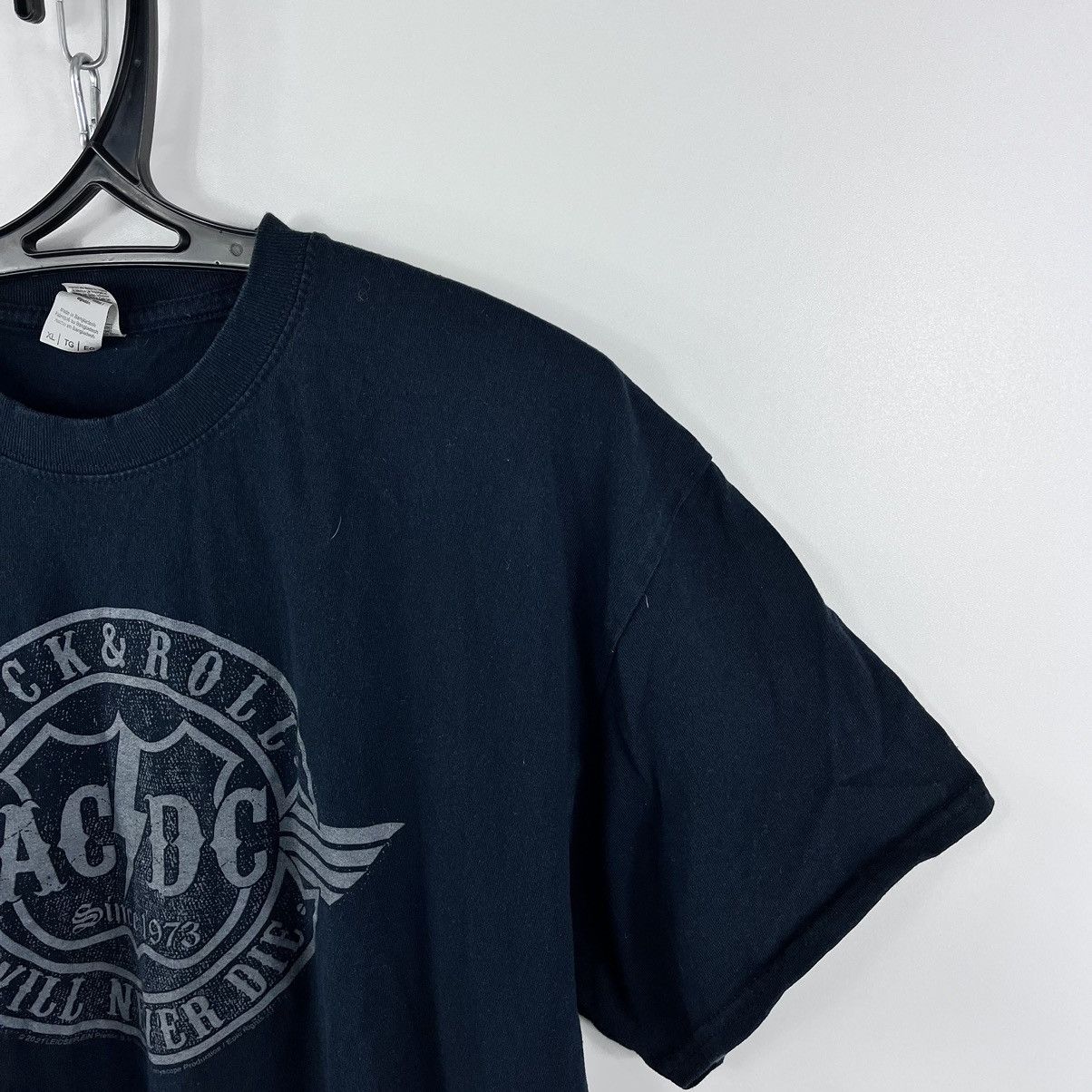 AC/DC × Band Tees Ac/Dc T-Shirt Will Never Die Big Logo Black Size XL Size US XL / EU 56 / 4 - 3 Thumbnail