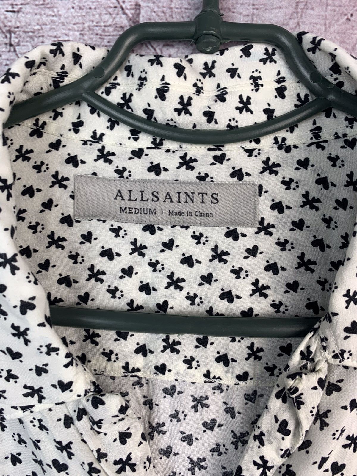 Allsaints Allsaints Mens Hawaiian Love Shirt Size US M / EU 48-50 / 2 - 5 Thumbnail