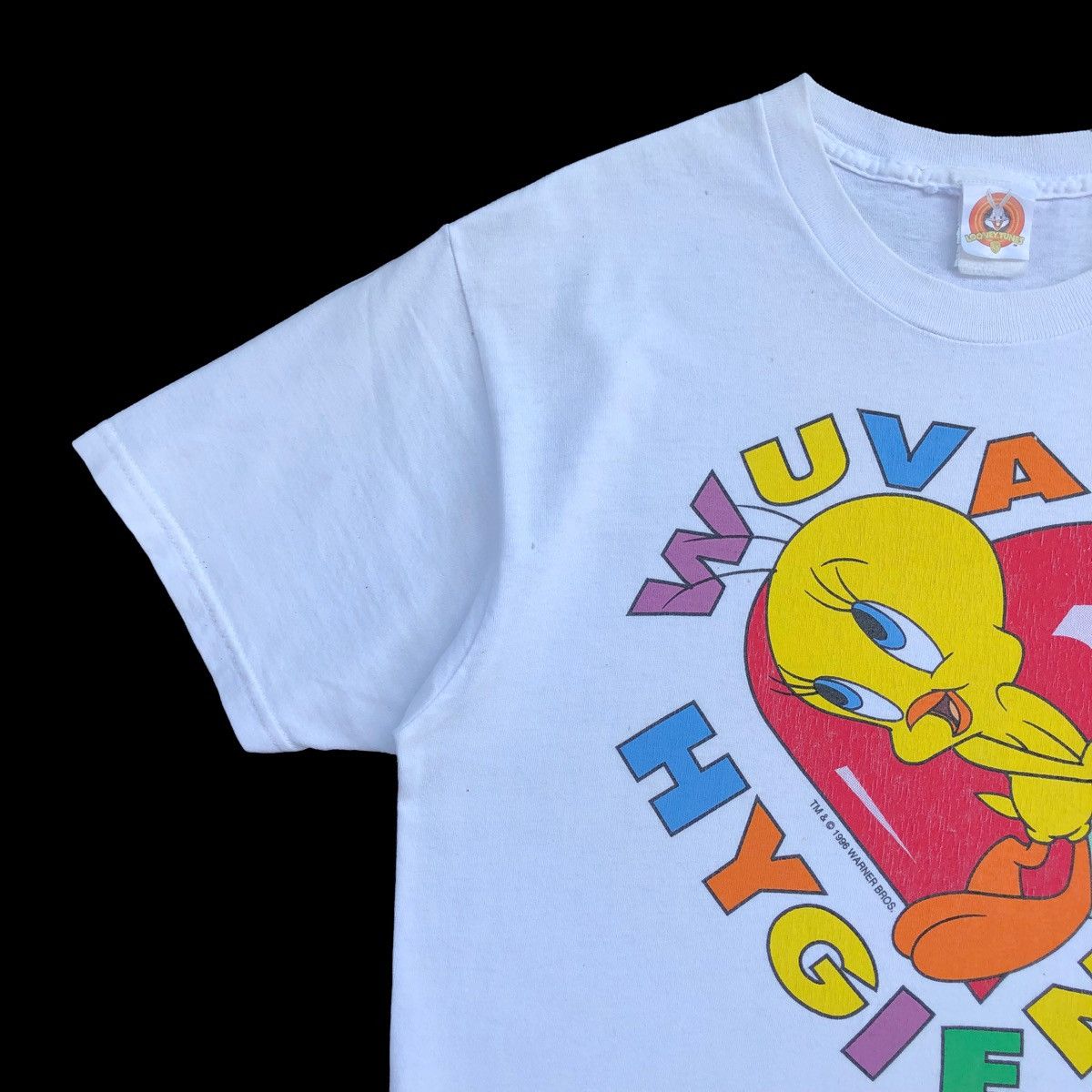 Vintage Vintage 1996 Looney Tunes Wuvable Hygienist T shirt Size US L / EU 52-54 / 3 - 10 Thumbnail