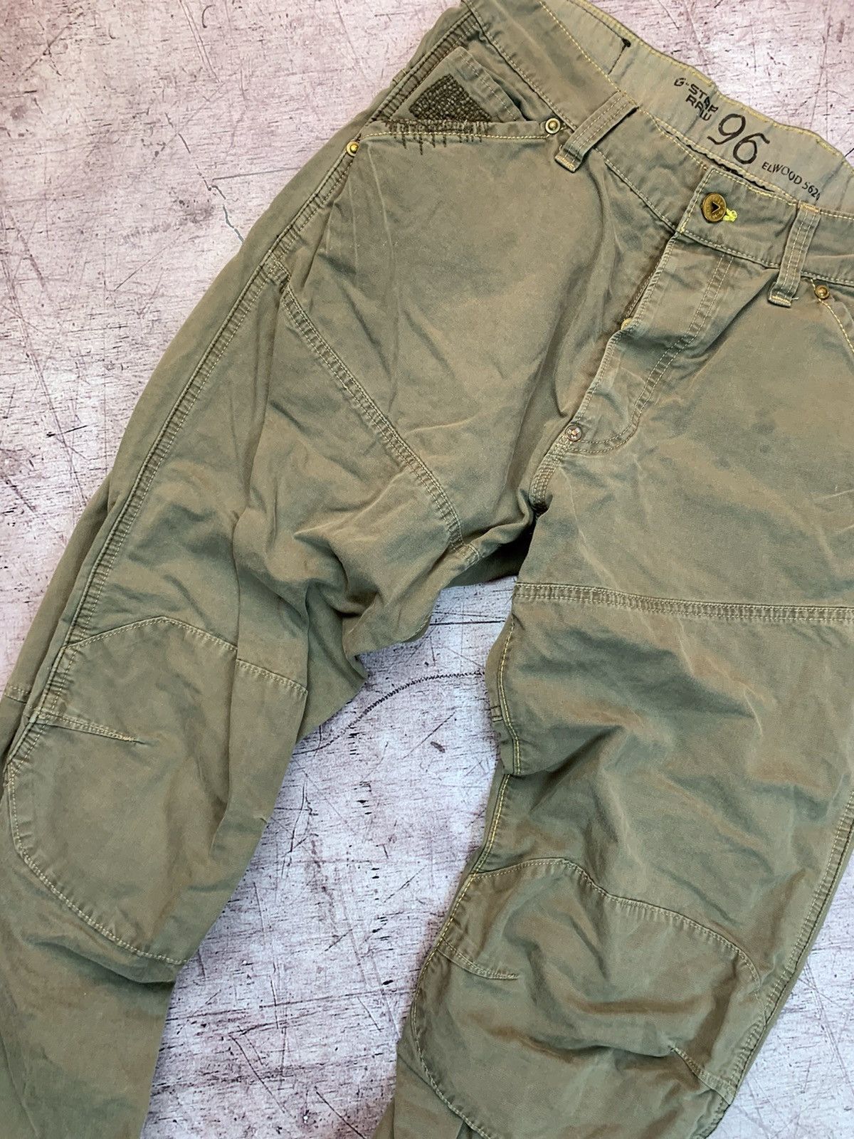 G-Star × Vintage G Star Raw vintage double knee jeans denim pants Size US 34 / EU 50 - 13 Thumbnail