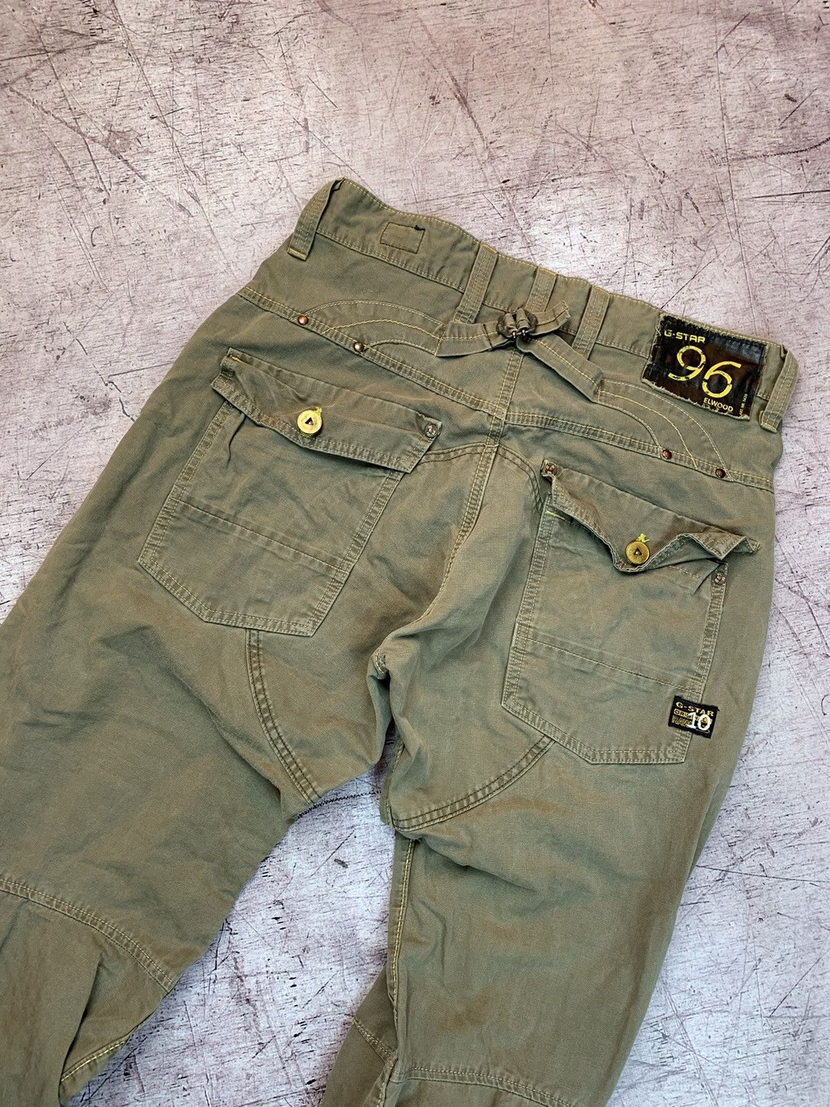 G-Star × Vintage G Star Raw vintage double knee jeans denim pants Size US 34 / EU 50 - 3 Thumbnail