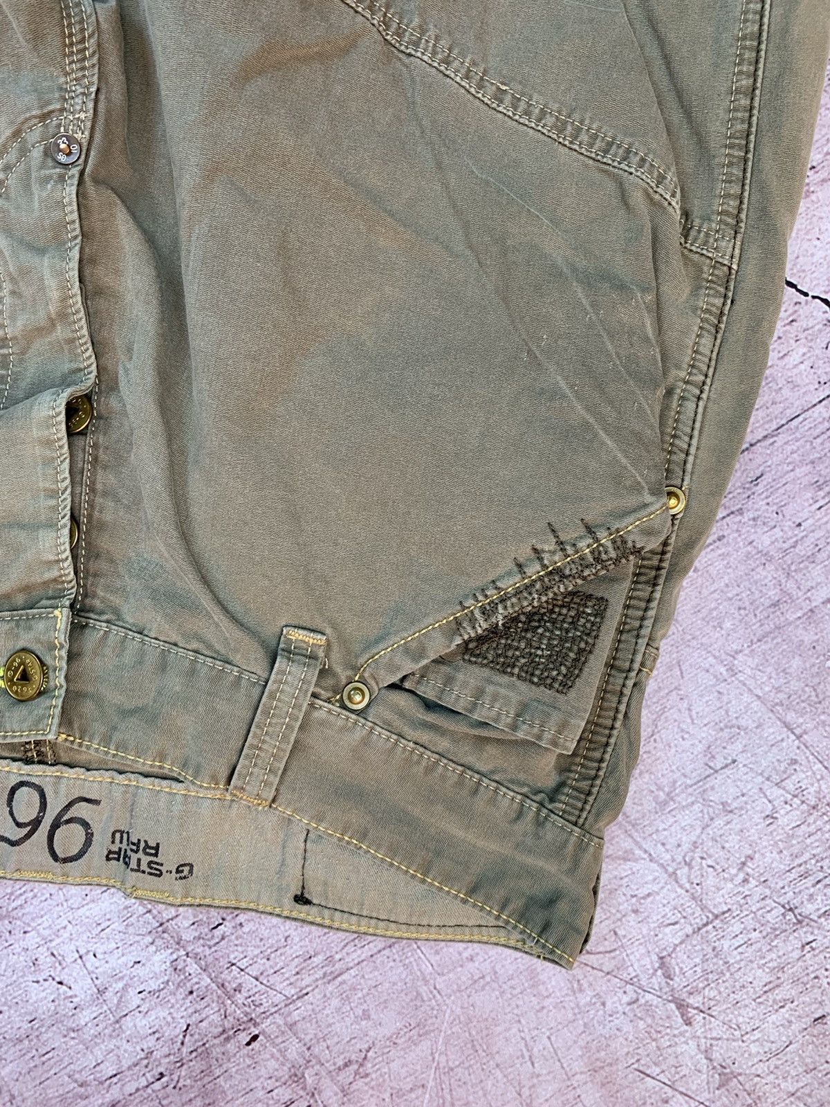 G-Star × Vintage G Star Raw vintage double knee jeans denim pants Size US 34 / EU 50 - 12 Thumbnail
