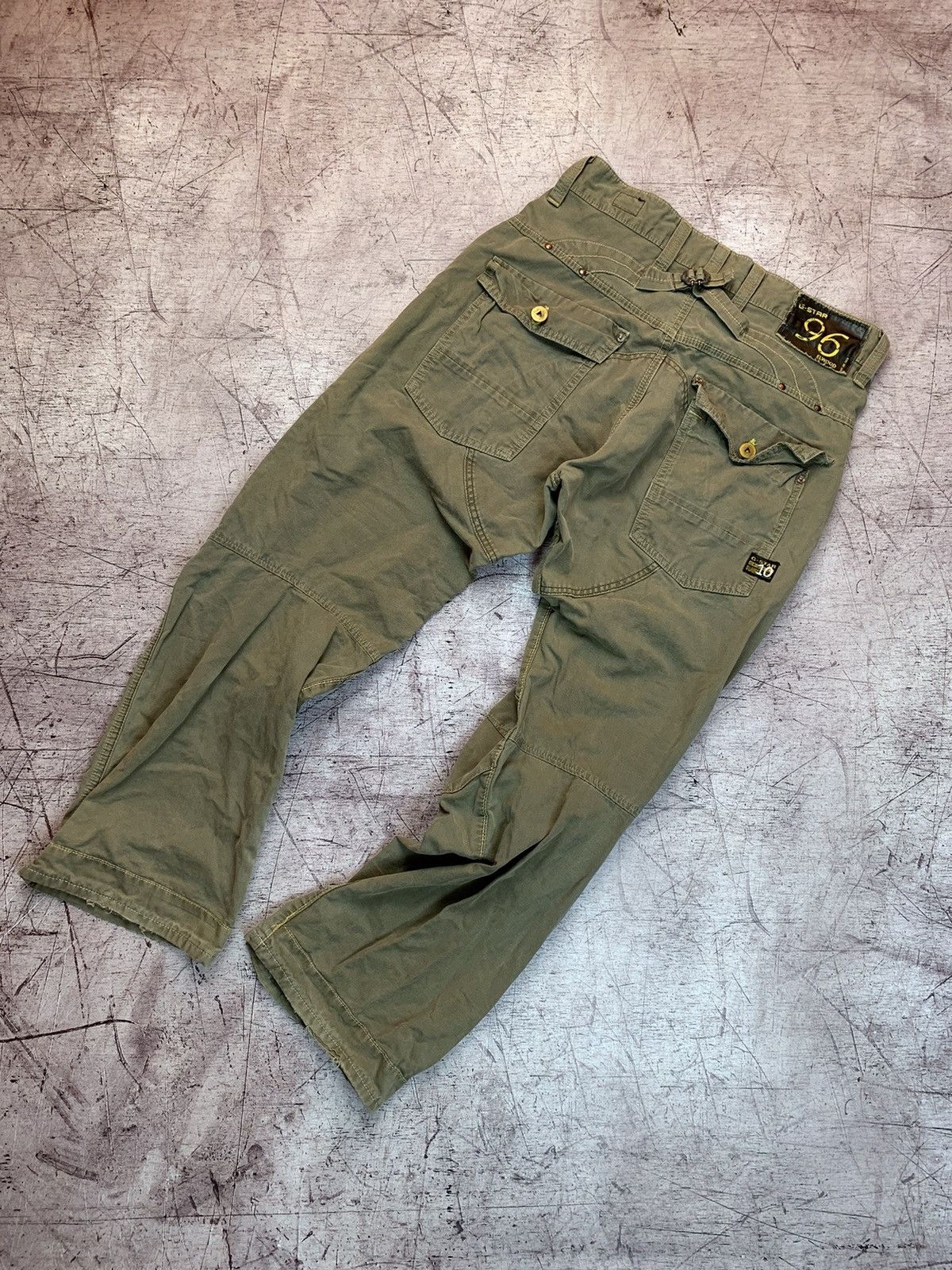 G-Star × Vintage G Star Raw vintage double knee jeans denim pants Size US 34 / EU 50 - 1 Thumbnail