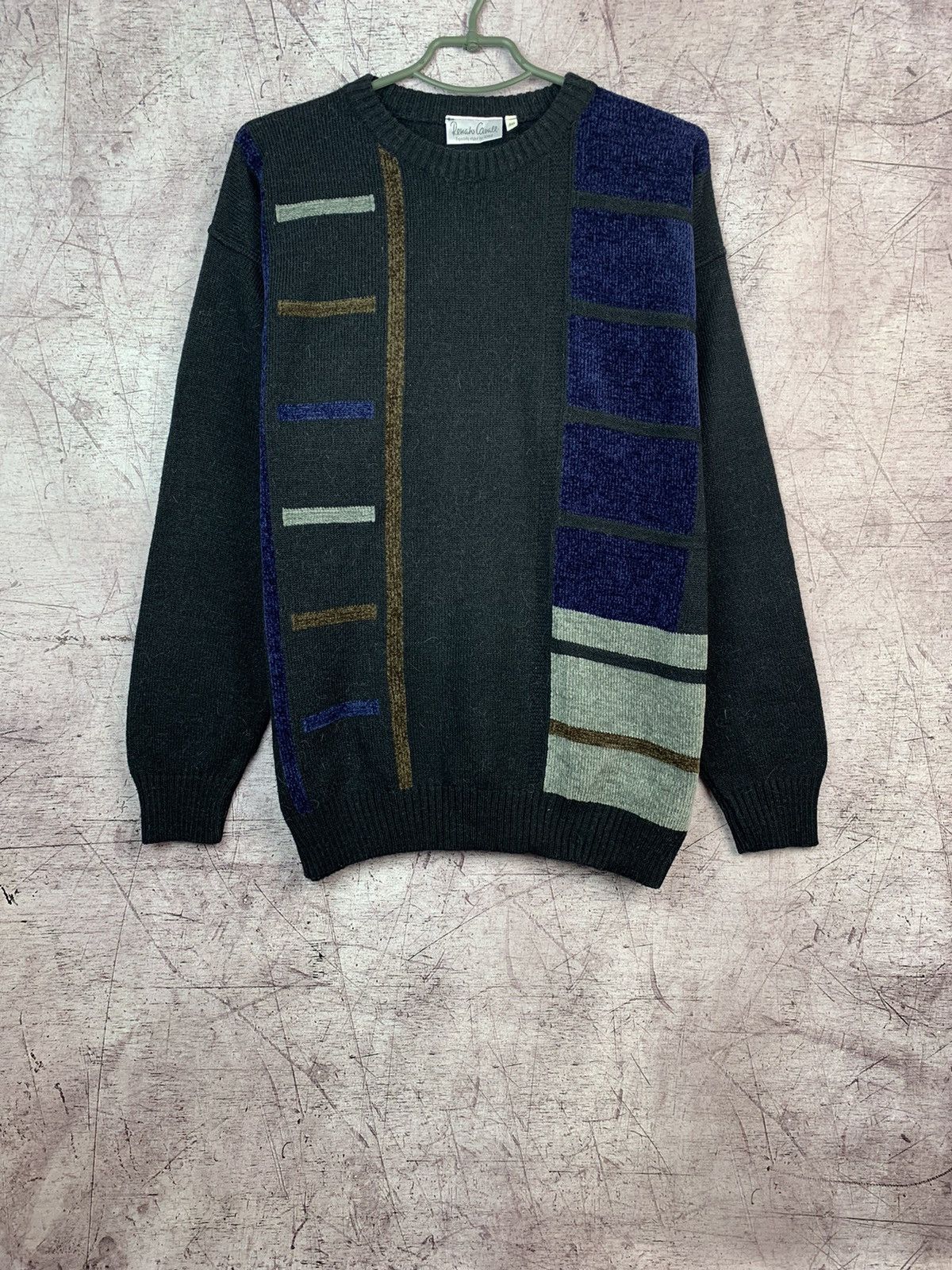 Roberto Cavalli 90s Vintage Renato Cavalli Coloured Mens Sweater Size US M / EU 48-50 / 2 - 1 Thumbnail