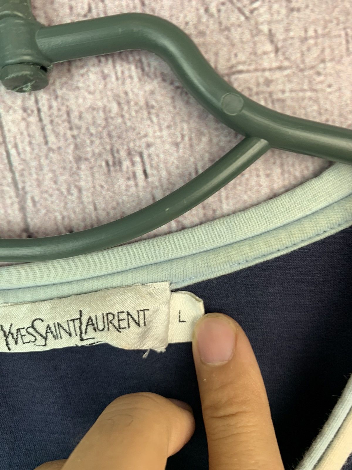Vintage × Yves Saint Laurent Vintage YSL Yves Saint Laurent T Shirt Size US L / EU 52-54 / 3 - 8 Thumbnail