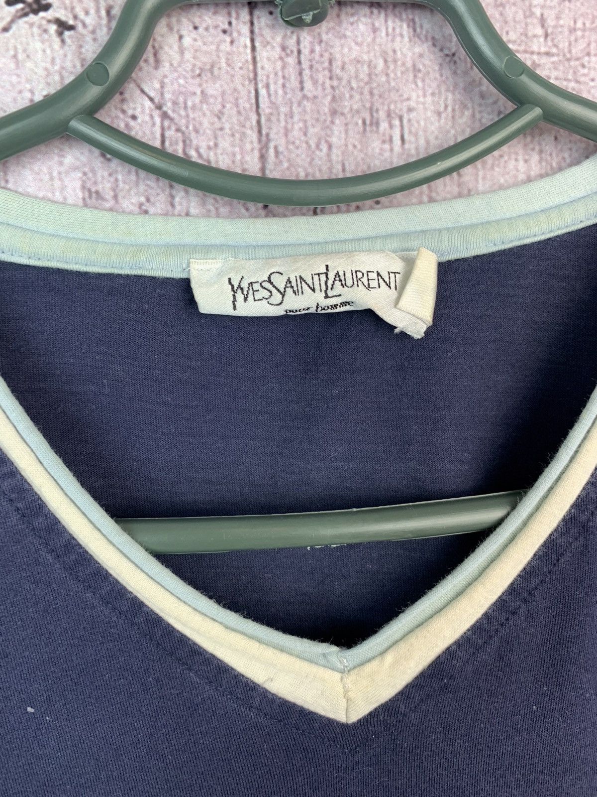 Vintage × Yves Saint Laurent Vintage YSL Yves Saint Laurent T Shirt Size US L / EU 52-54 / 3 - 6 Thumbnail