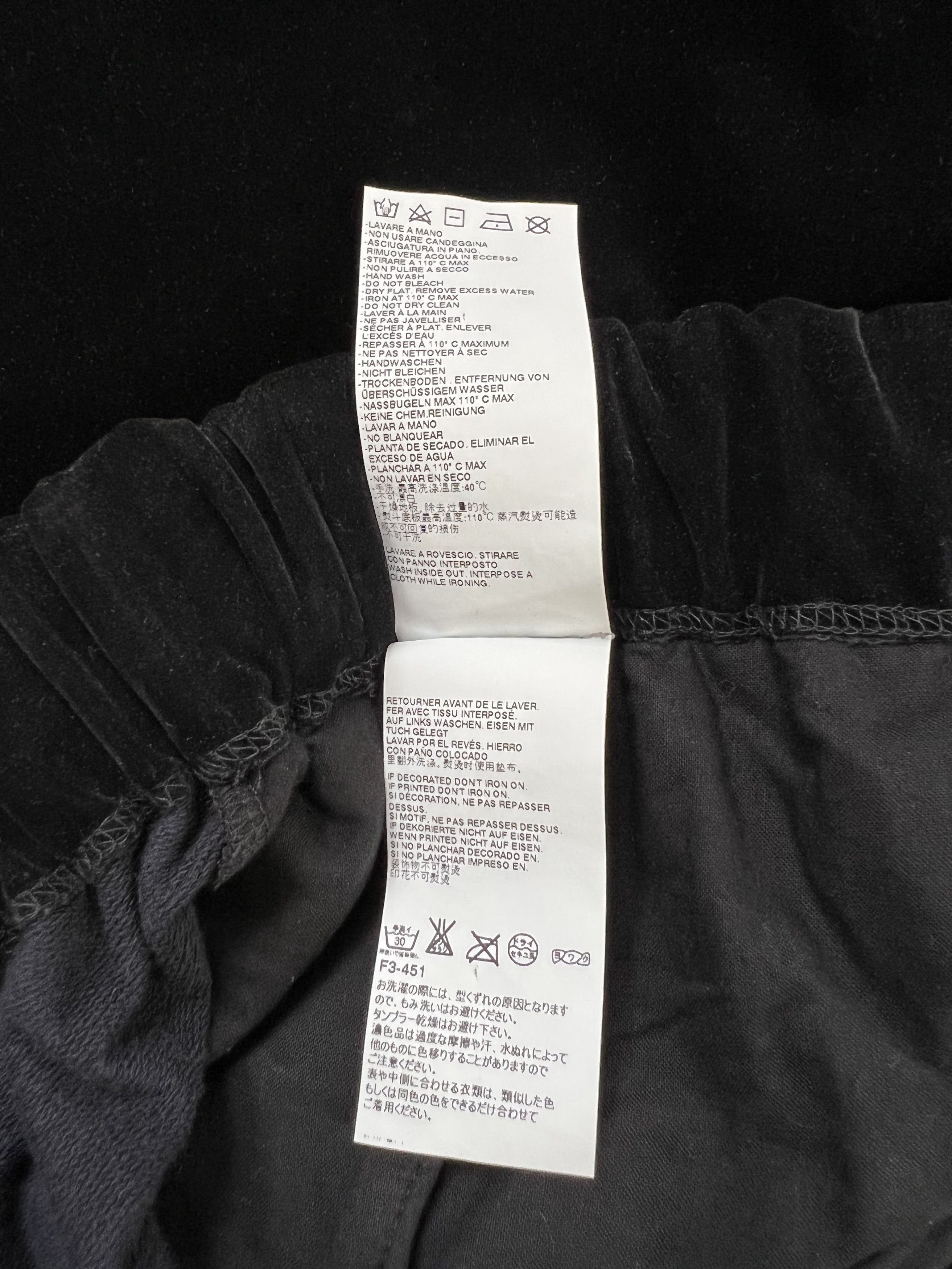 Maison Margiela ⚡️QUICK SALE⚡️2016 Maison Margiela 6 Velvet Pants Trousers Size 29" - 5 Thumbnail