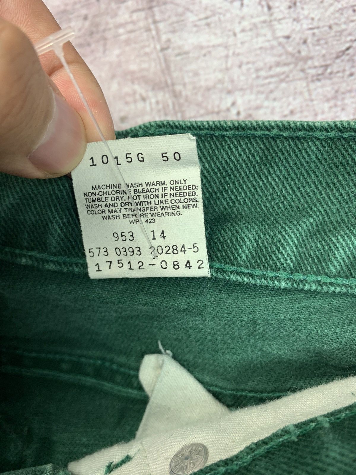 Levi's × Vintage Levis Vintage Denim Pants Jeans Green Size 27" / US 4 / IT 40 - 12 Thumbnail