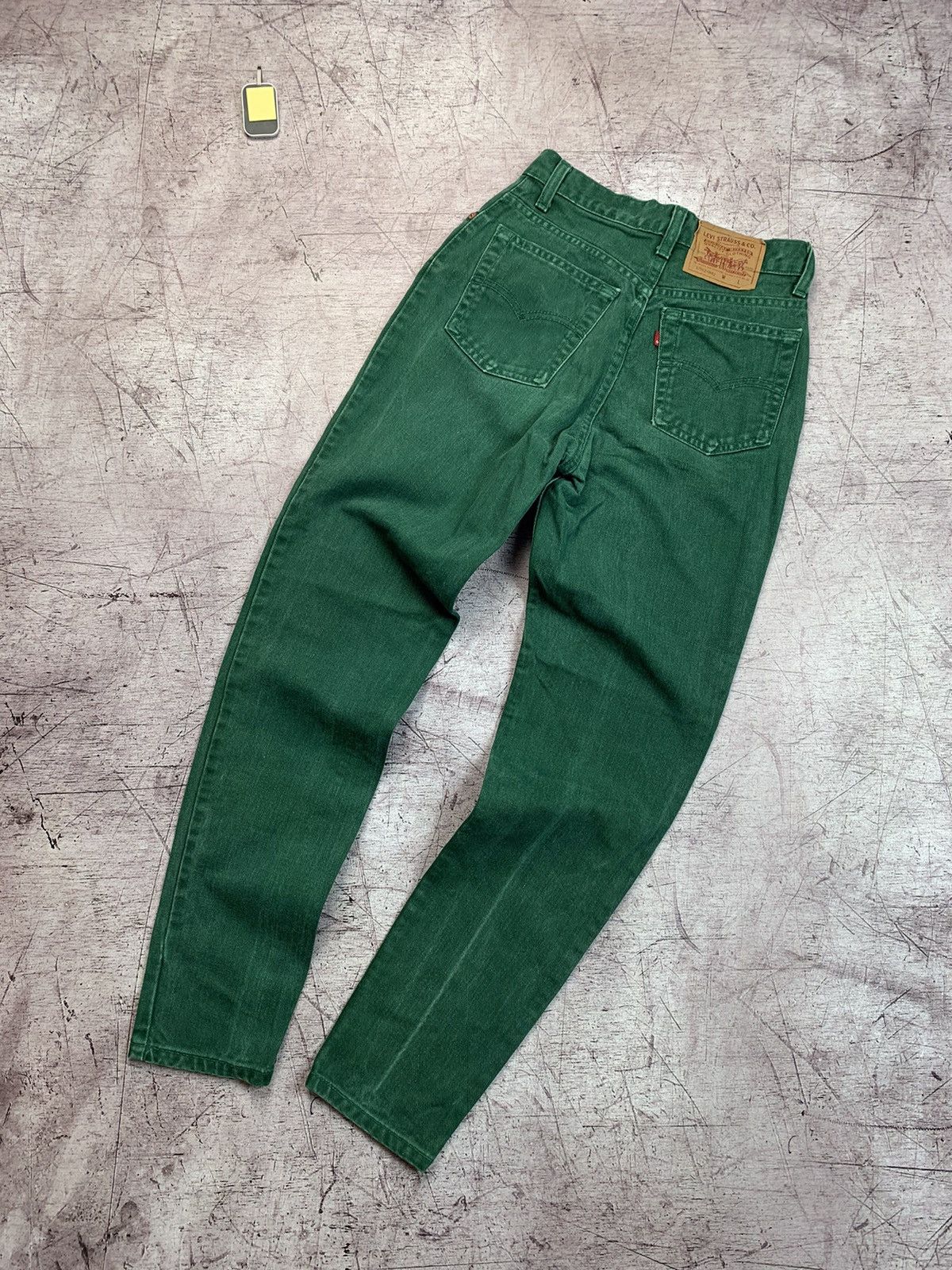 Levi's × Vintage Levis Vintage Denim Pants Jeans Green Size 27" / US 4 / IT 40 - 1 Thumbnail
