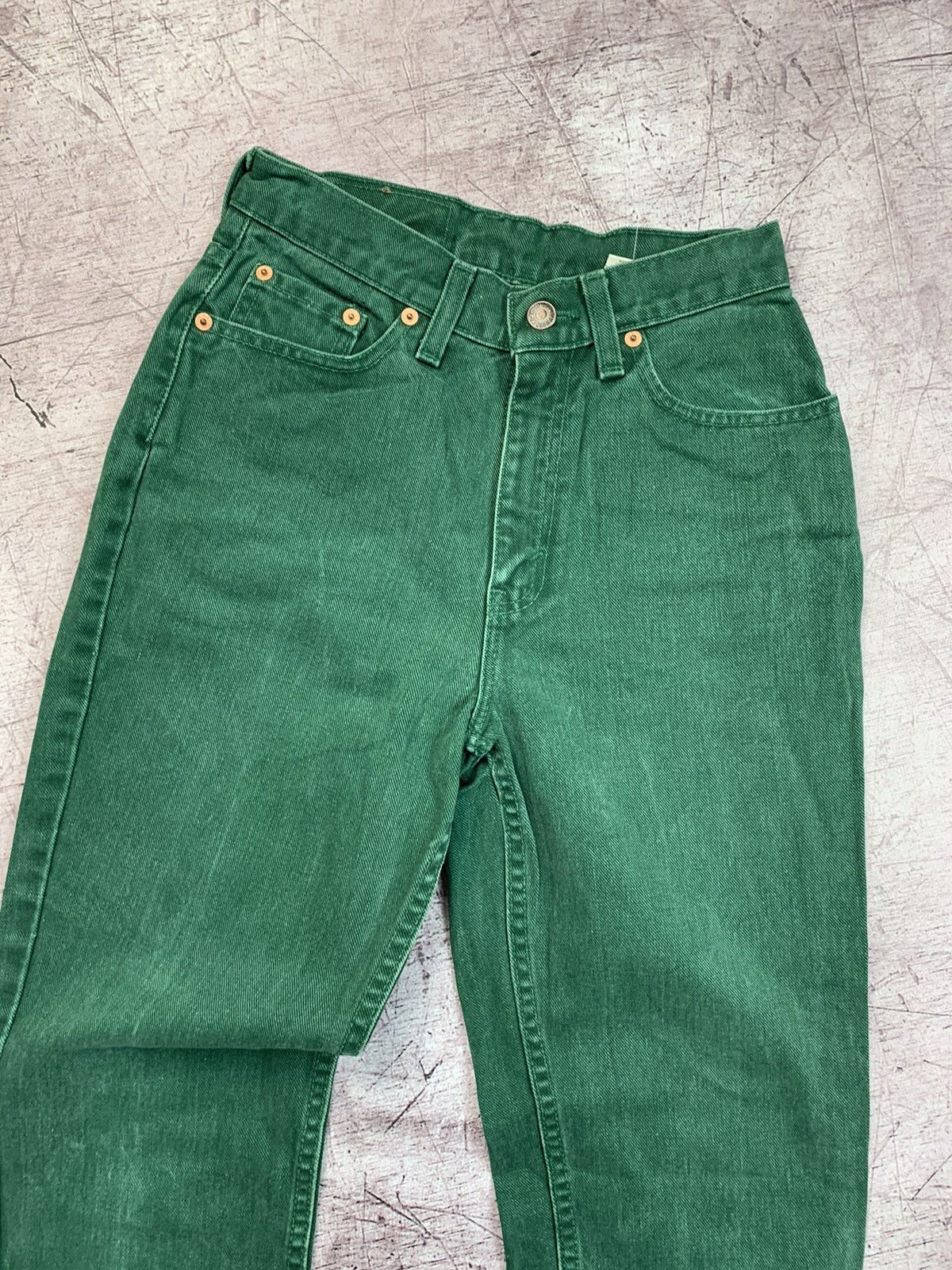 Levi's × Vintage Levis Vintage Denim Pants Jeans Green Size 27" / US 4 / IT 40 - 9 Thumbnail