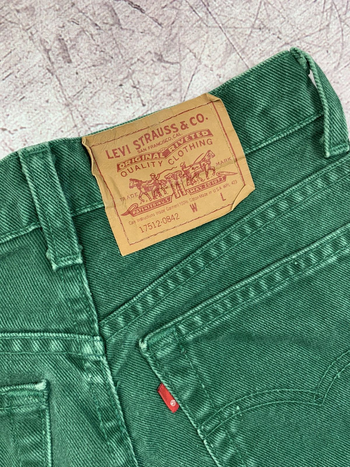 Levi's × Vintage Levis Vintage Denim Pants Jeans Green Size 27" / US 4 / IT 40 - 3 Thumbnail