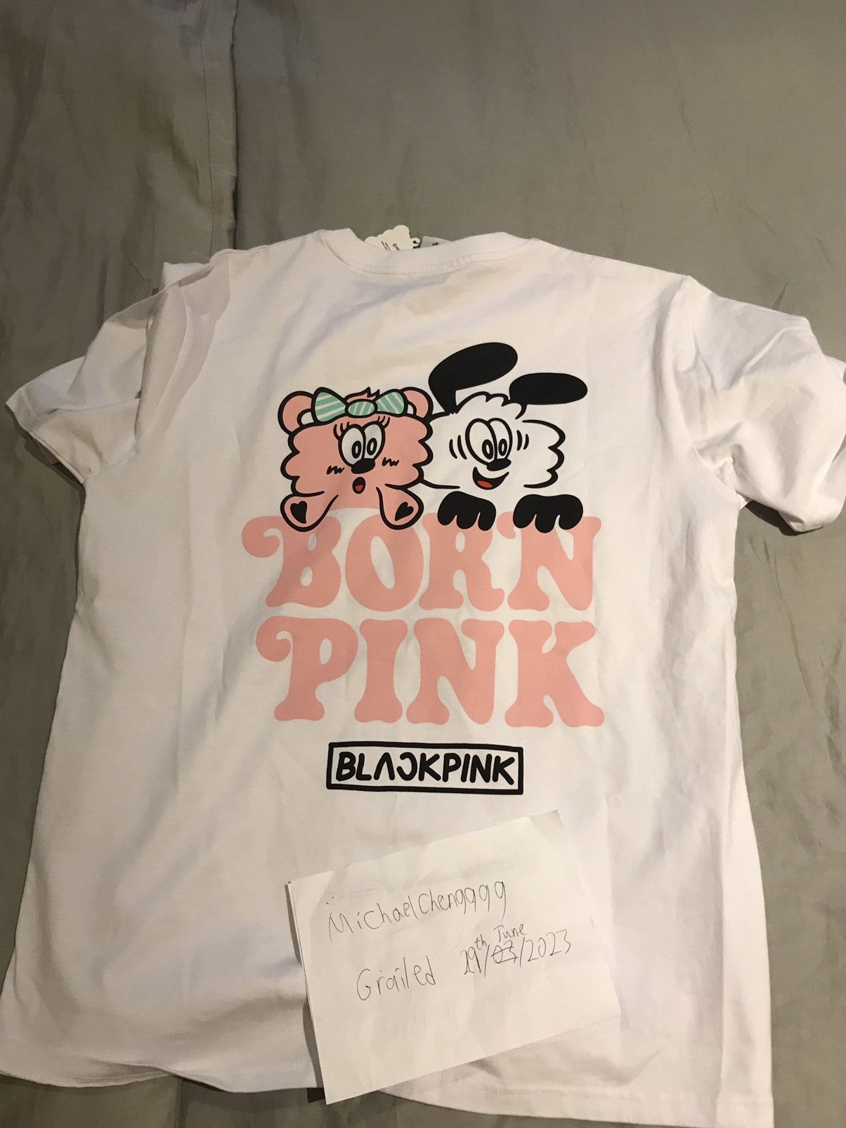 楽天ブックス限定特典 Blackpink Born Pink × VERDY BP × Vick T-Shirt