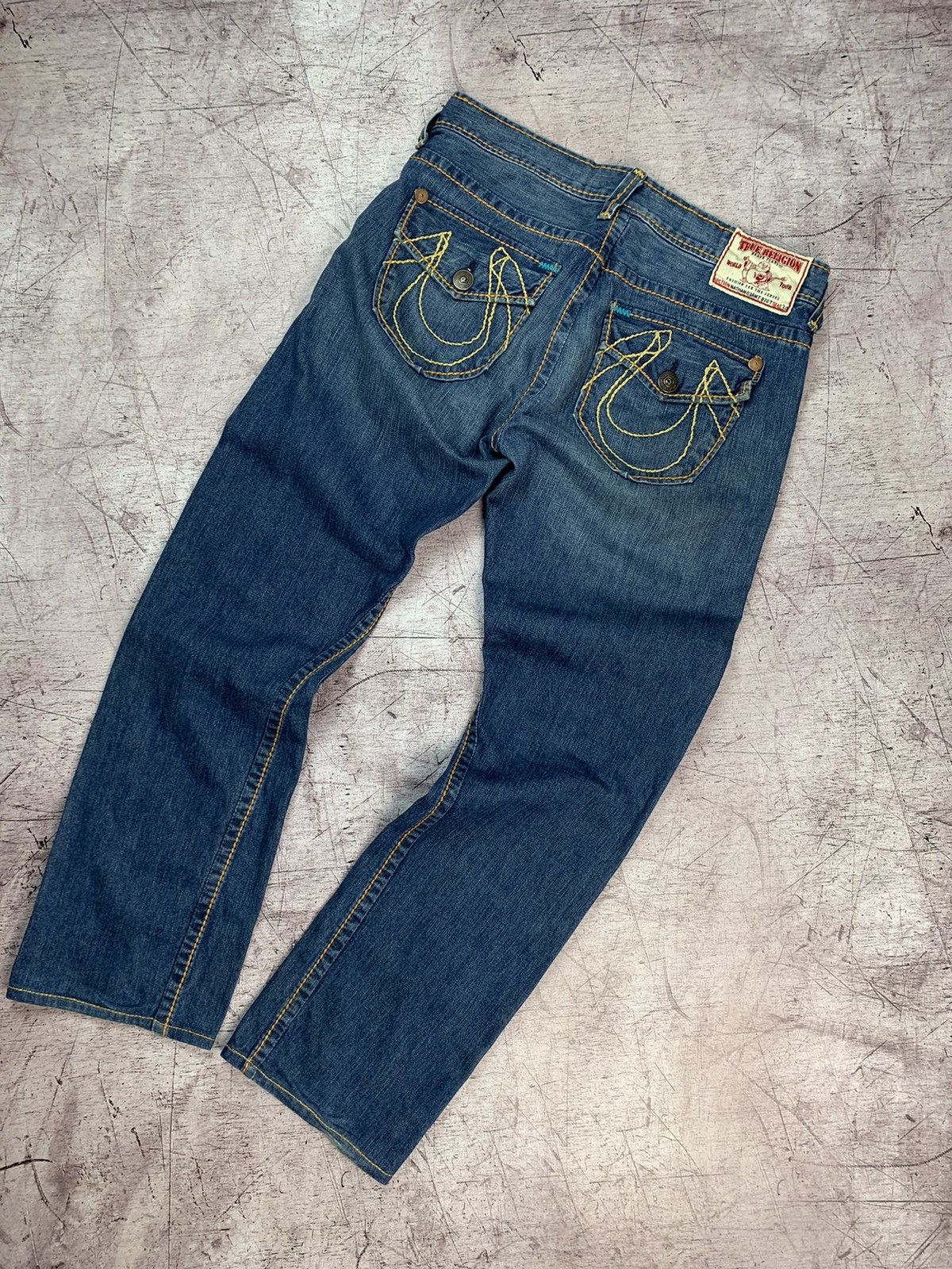 Pre-owned True Religion X Vintage True Religion Denim Jeans (usa) In Blue