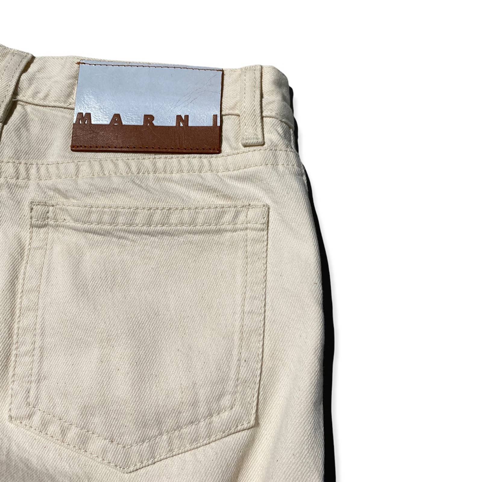 Marni Marni SS21 runway painted flared denim Size 26" / US 2 / IT 38 - 3 Thumbnail